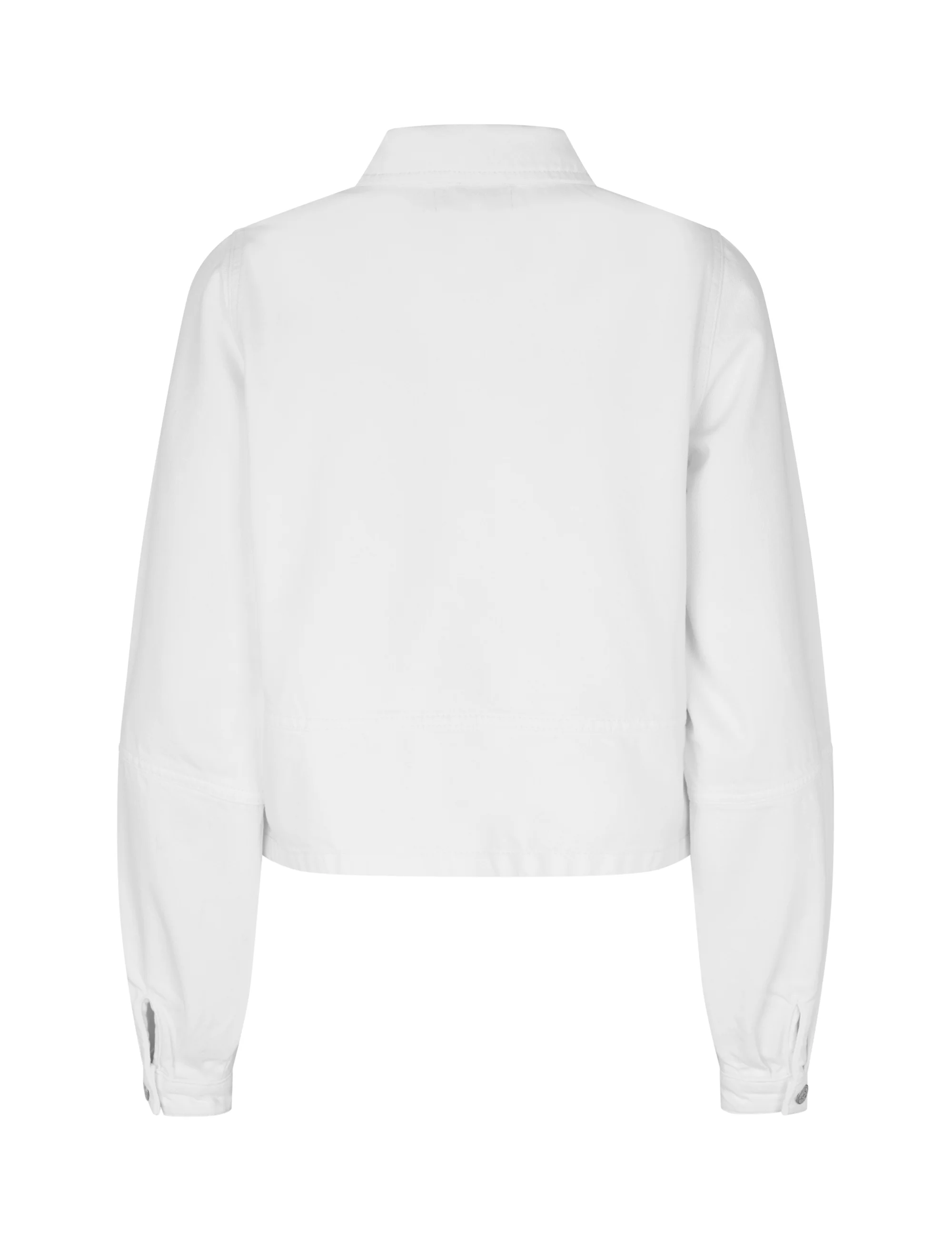 Alira-M Denim Jacket - White - Image 2