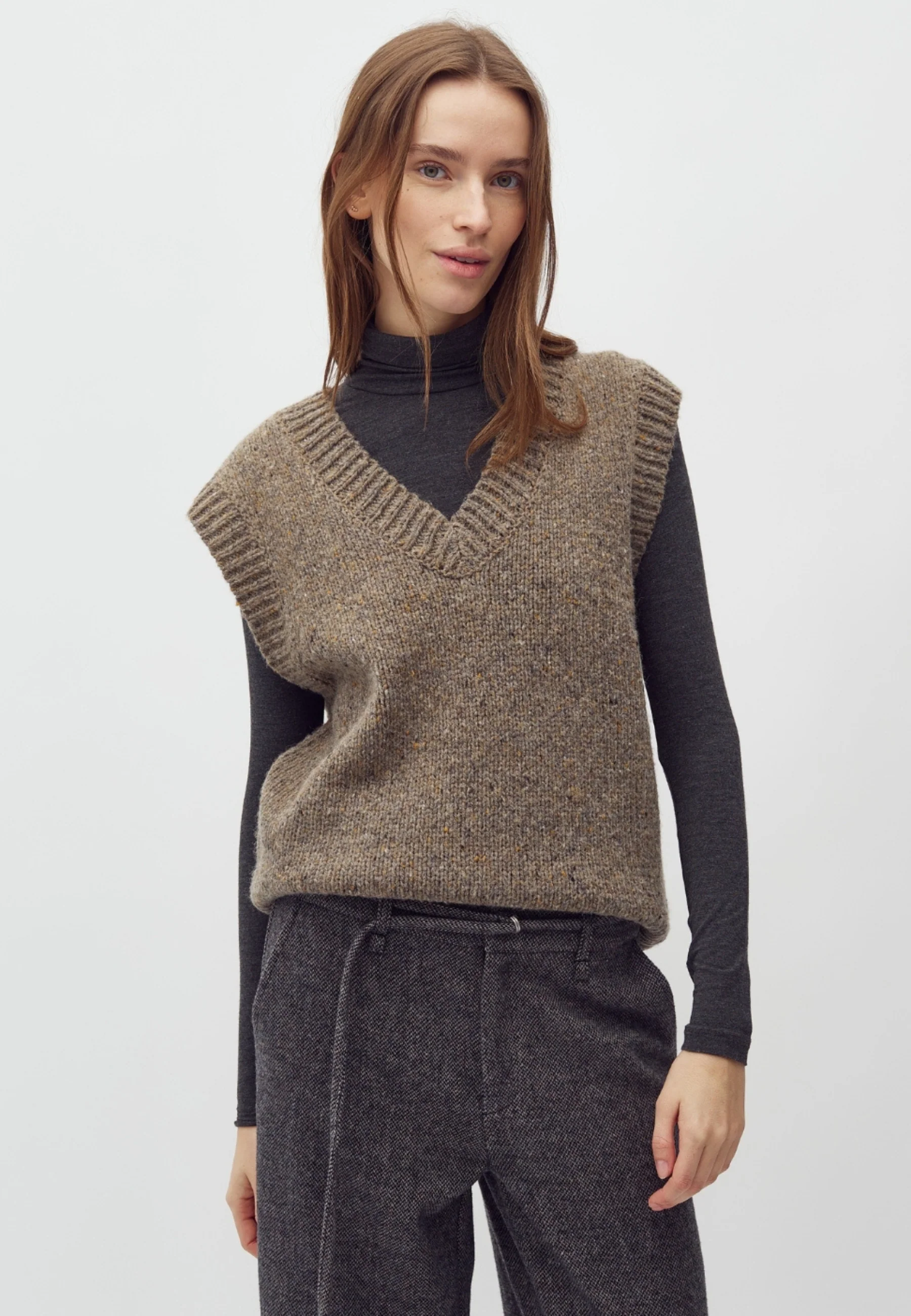 Allia-M Knit Vest - Dusty Sprinkle