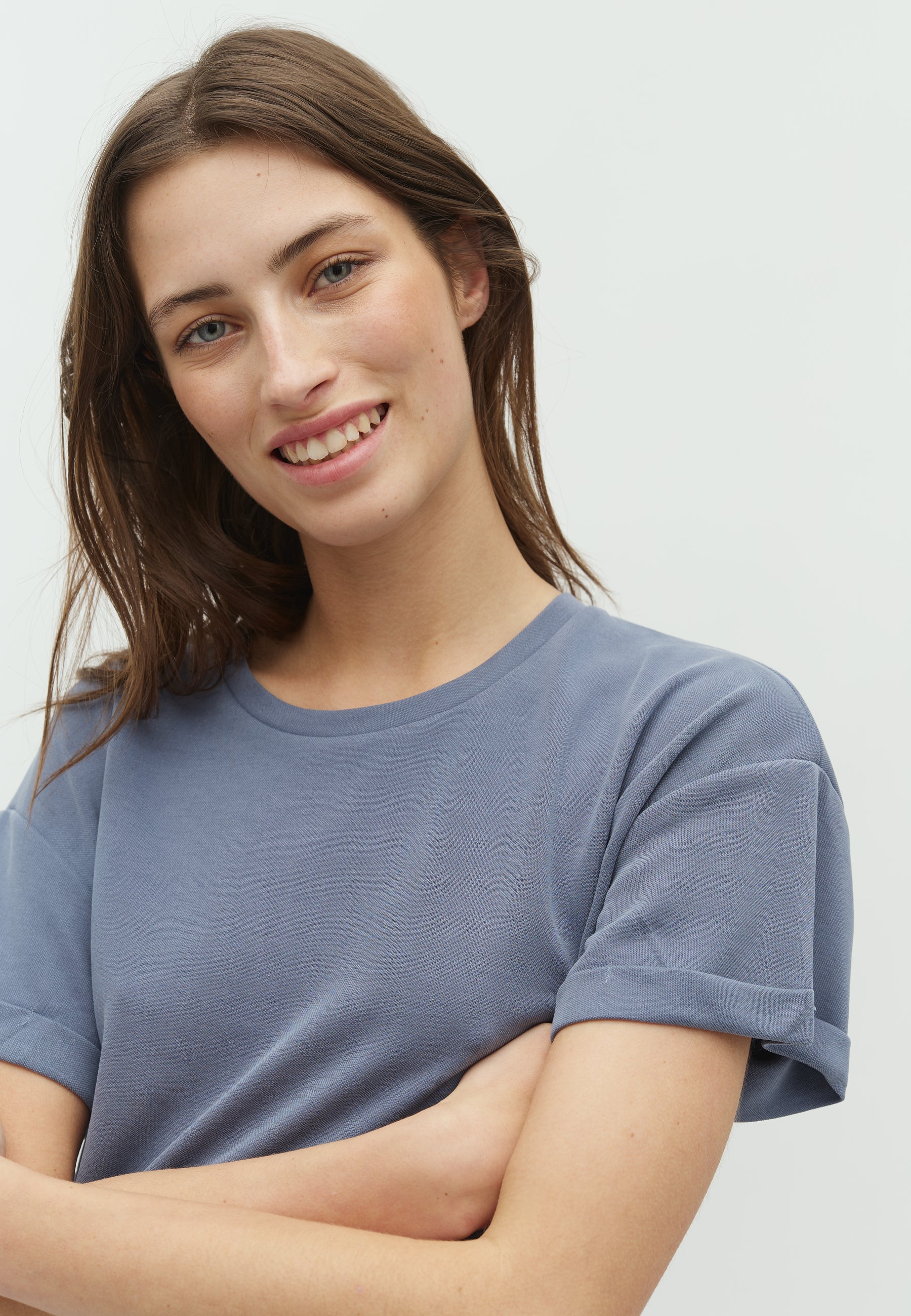 Amana-M T-shirt - Vintage Indigo - Image 2
