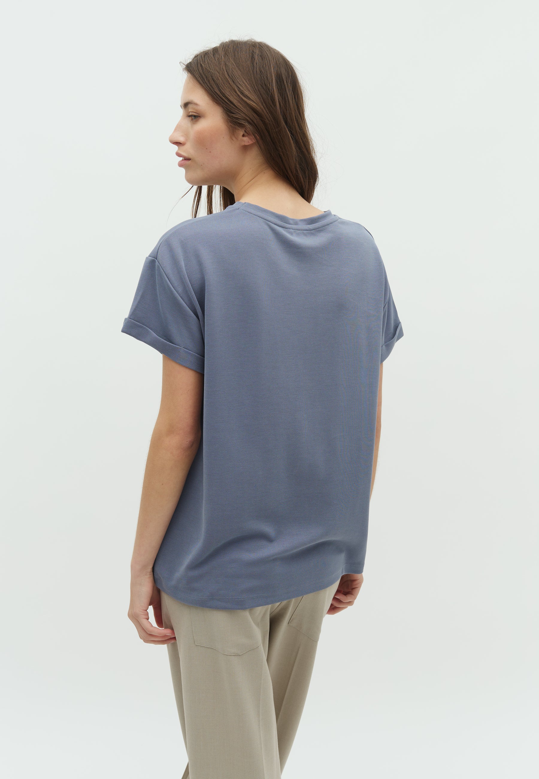Amana-M T-shirt - Vintage Indigo - Image 3