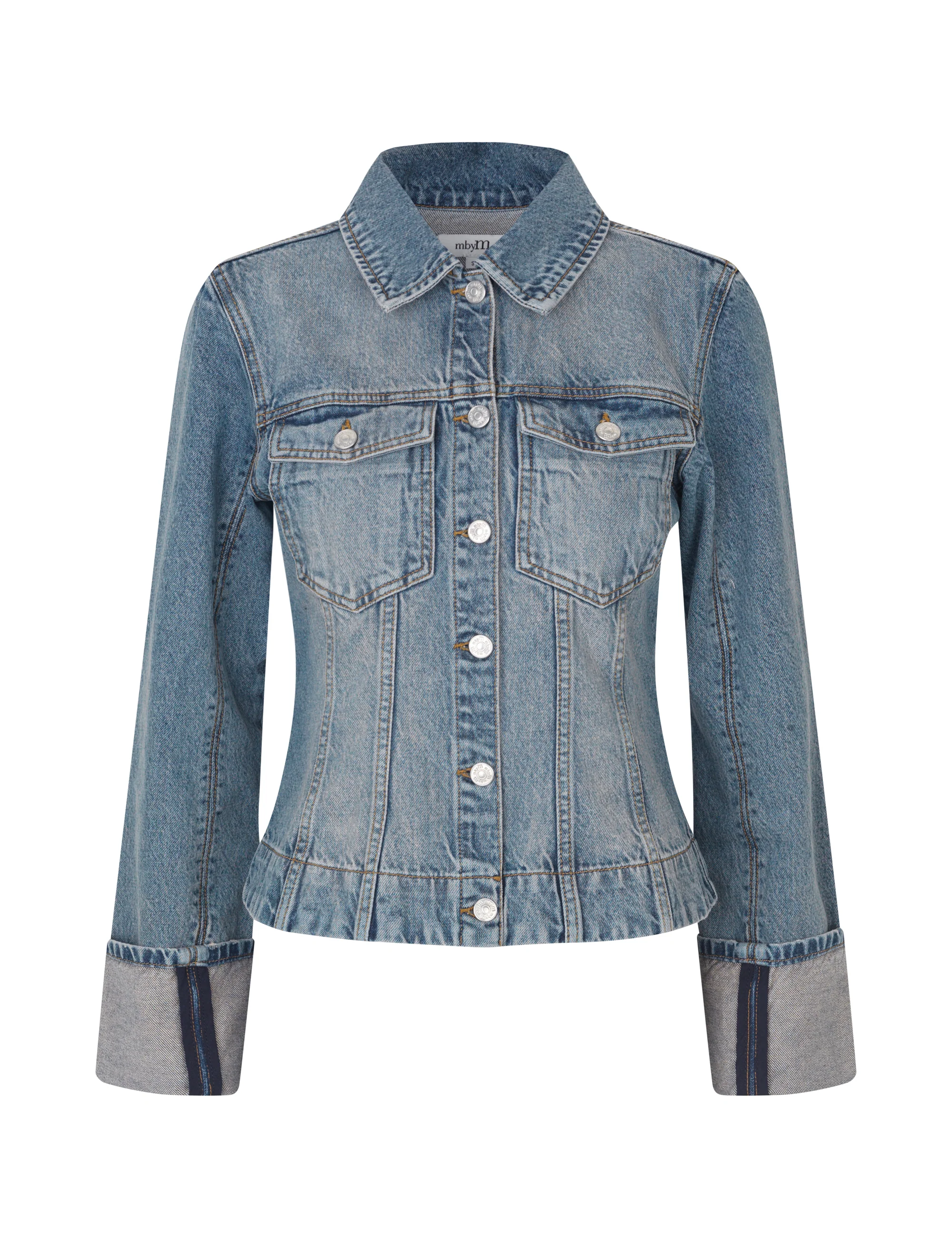 Ami-M Shirt Jacket - Washed Blue Jay - Image 4