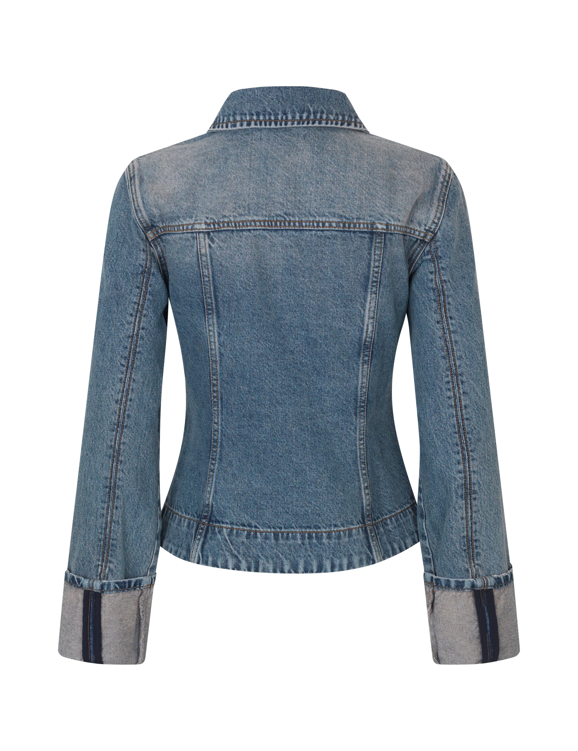 Ami-M Shirt Jacket - Washed Blue Jay - Image 5
