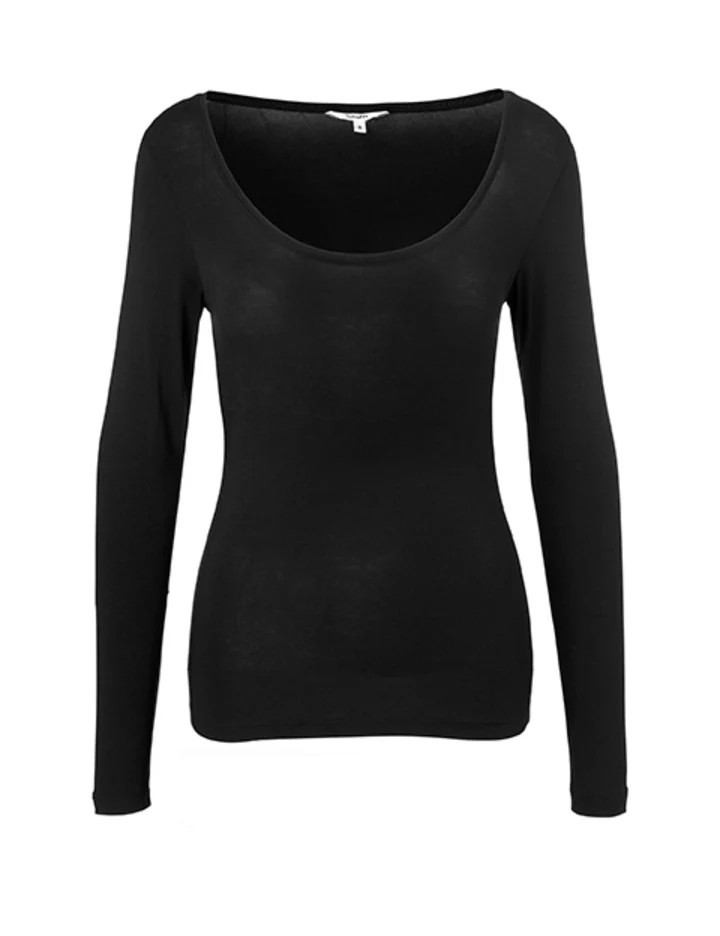 Anna Basic Top - Black - Image 4