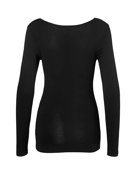 Anna Basic Top - Black - Image 5