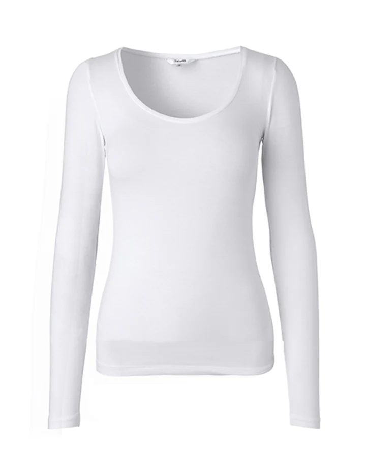 Anna Basic Top - Optical White