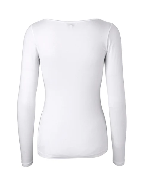Anna Basic Top - Optical White - Image 2