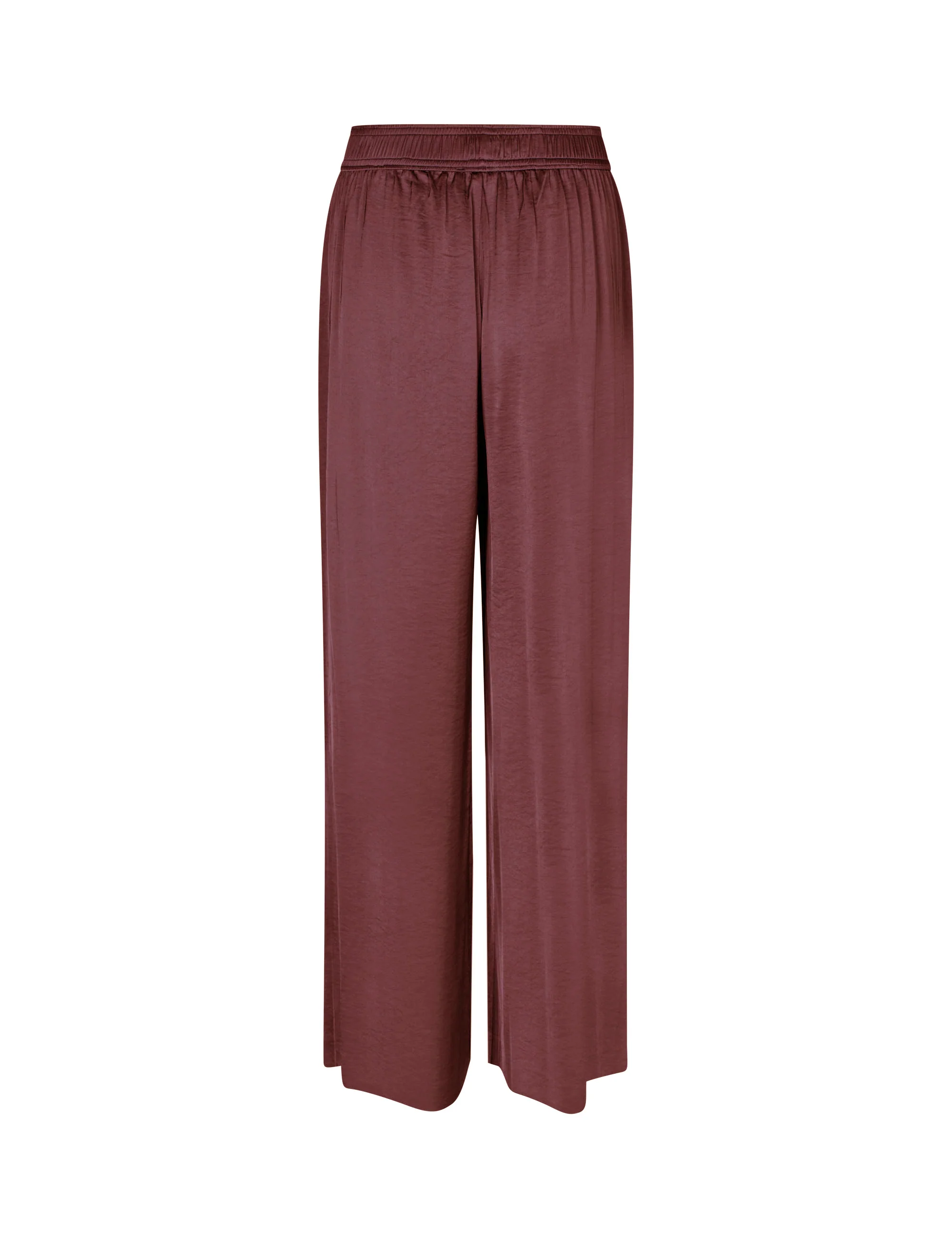 Asaka-M Satin Trousers - Bordeaux - Image 6