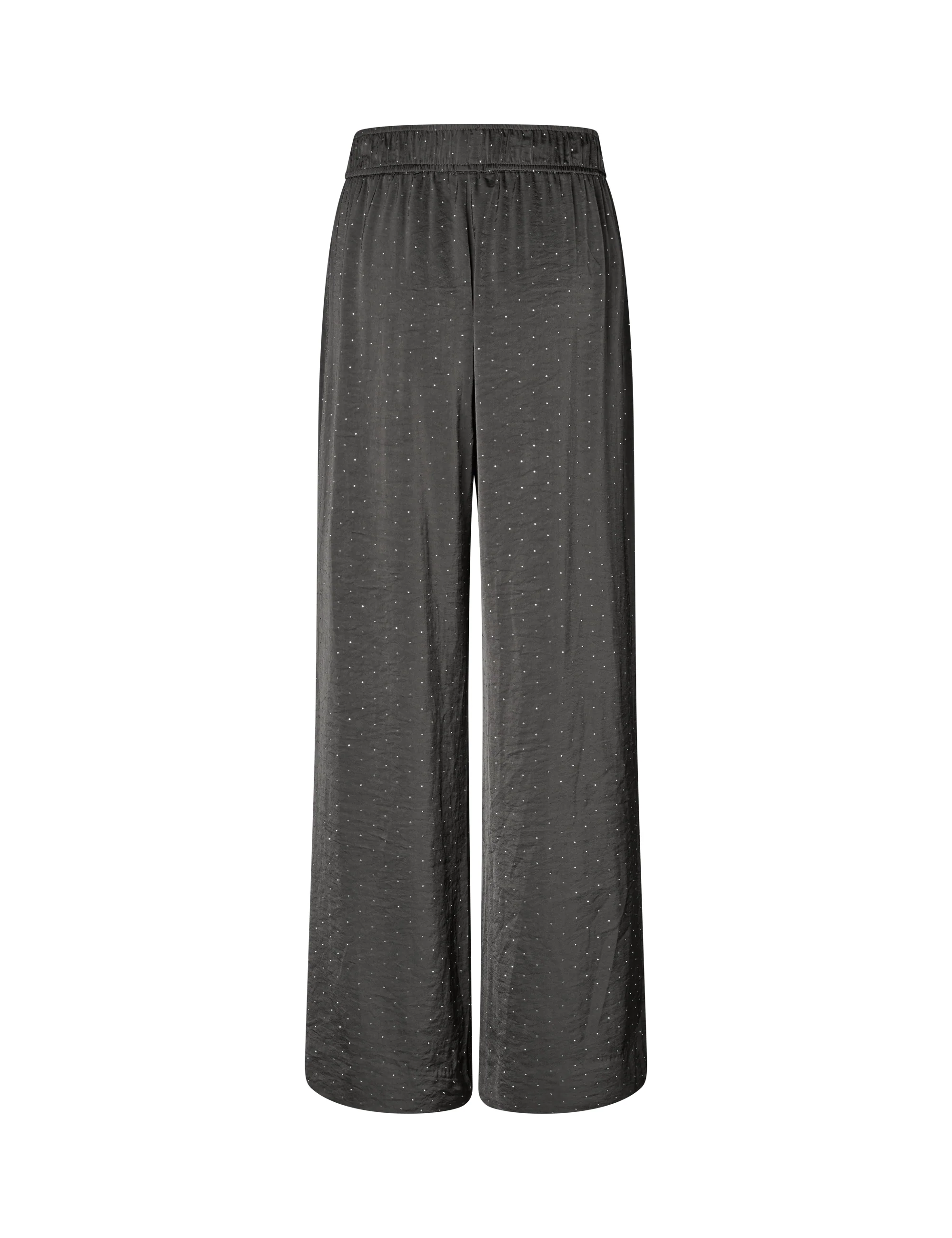 Asaka-M Satin Trousers - Dark Grey - Image 6