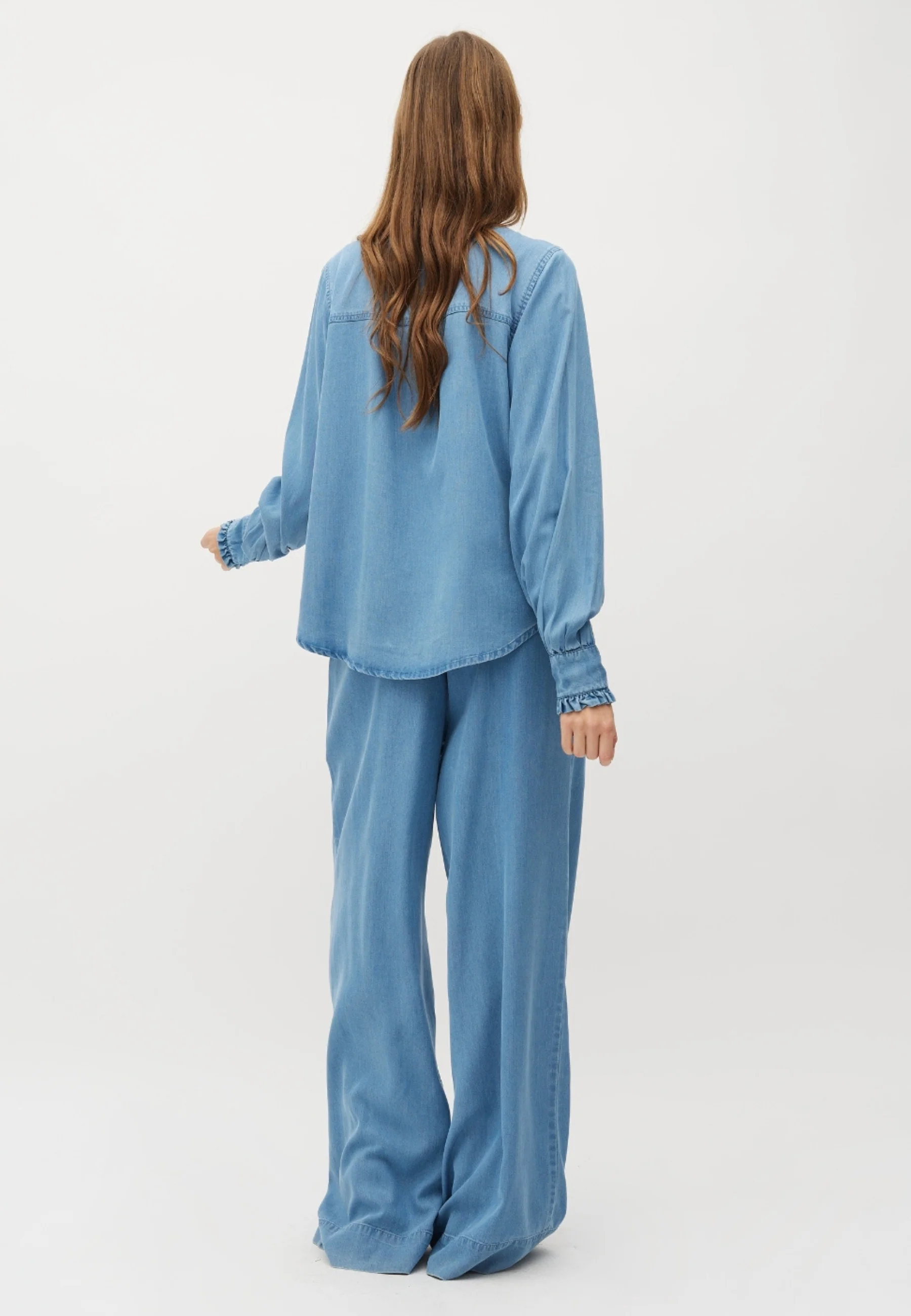 Asaka-M Trousers - Blue Soft Wash - Image 4