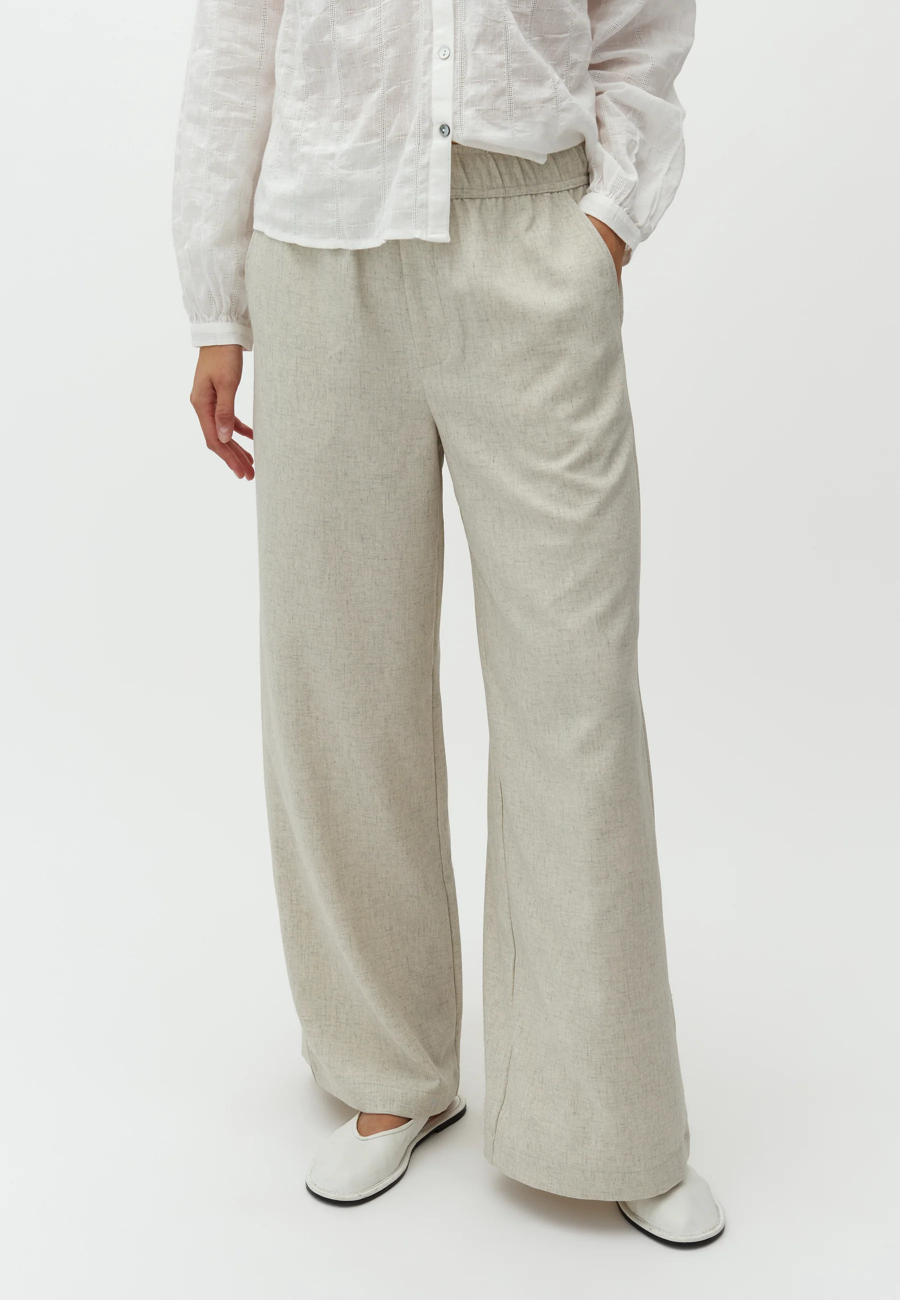 Asaka-M Trousers - Sand Melange