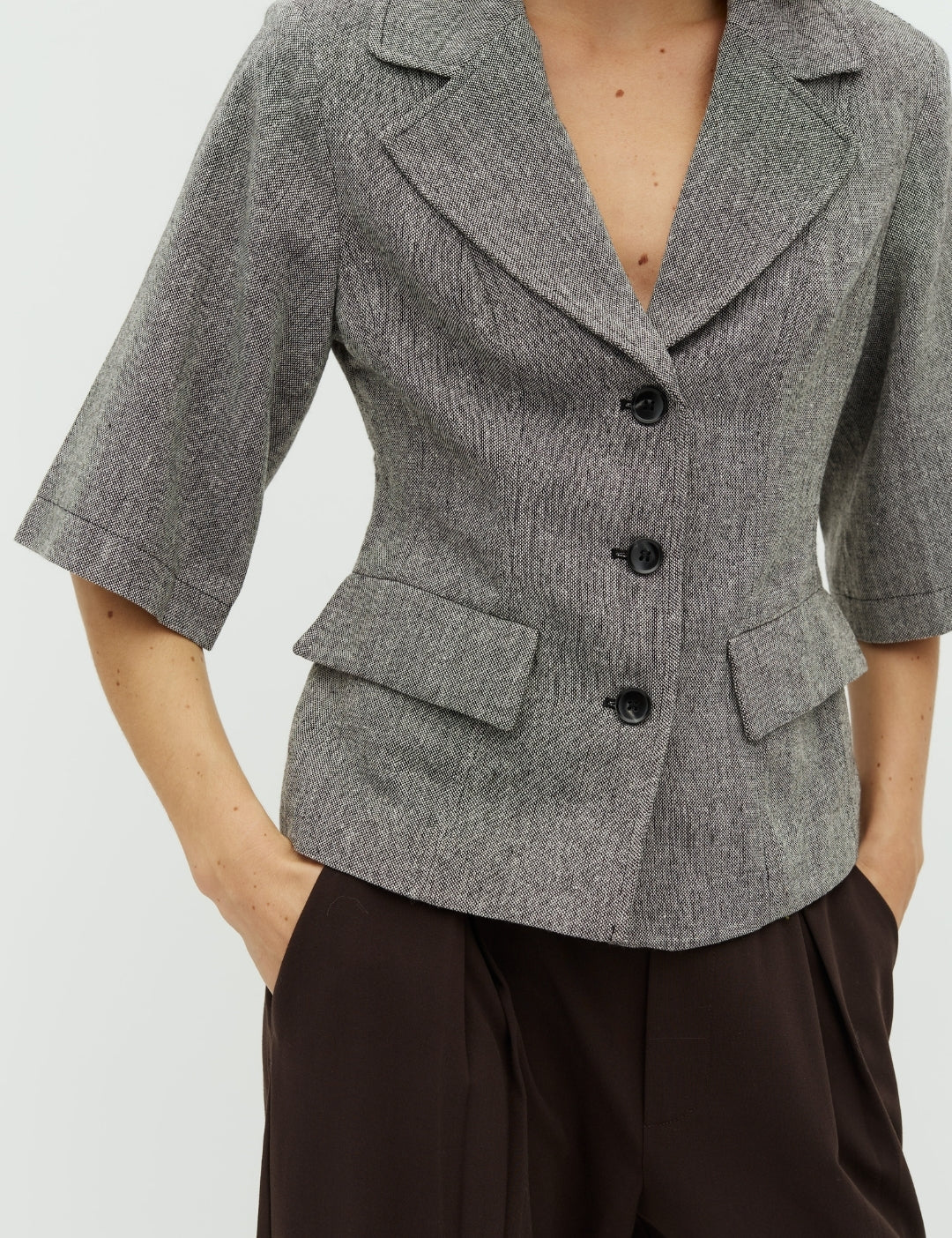 Babea-M Blazer - Salt And Pepper - Image 2
