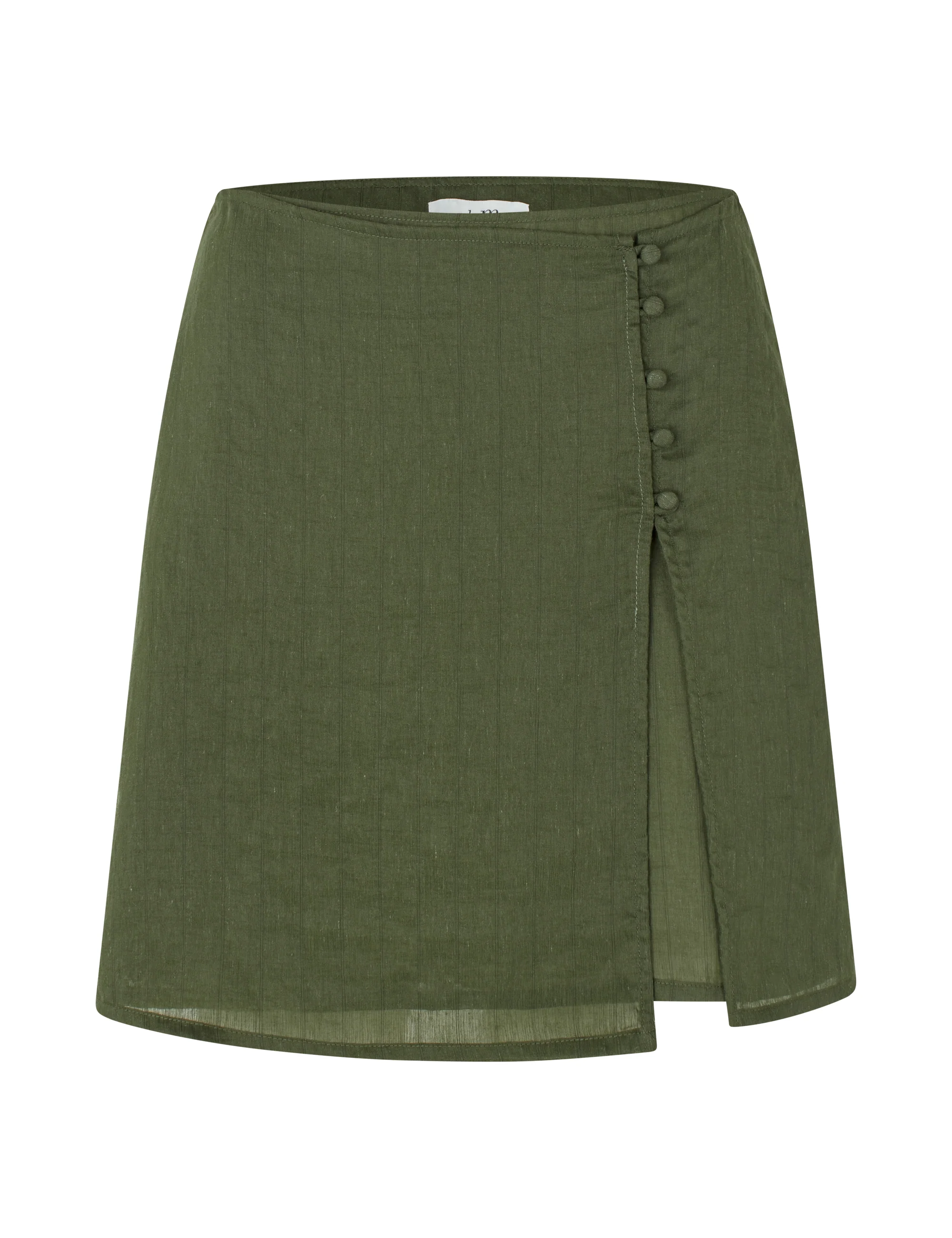 Bellina-M Skirt - Pine Green Black Stripe - Image 3