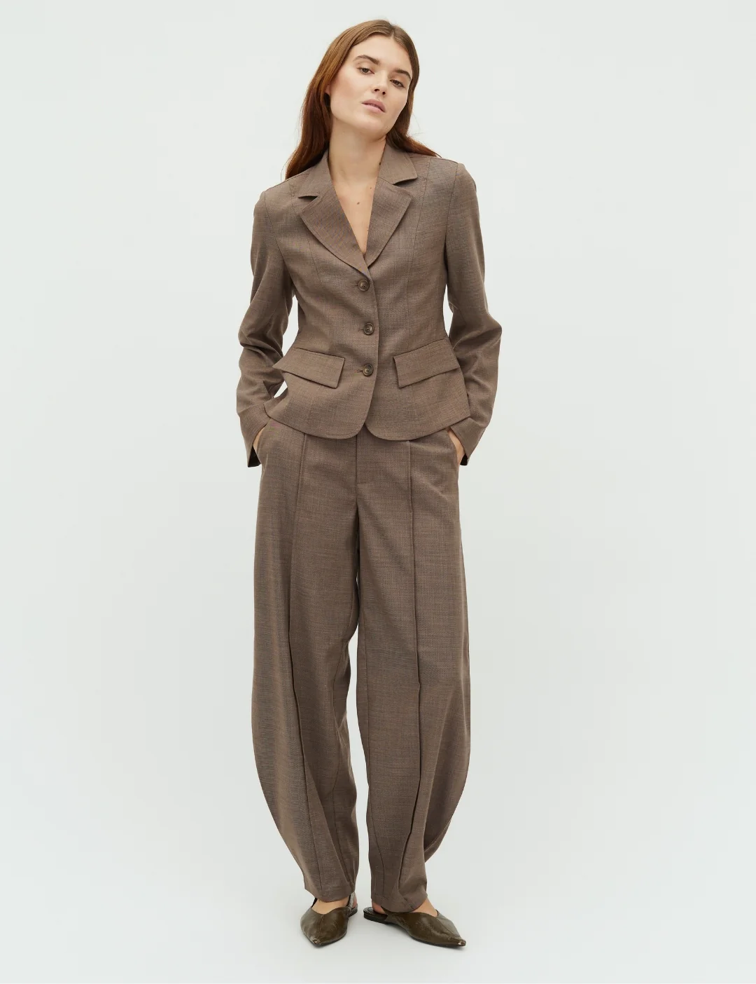 Beratti-M Blazer - Chicory Coffee Melange - Image 4