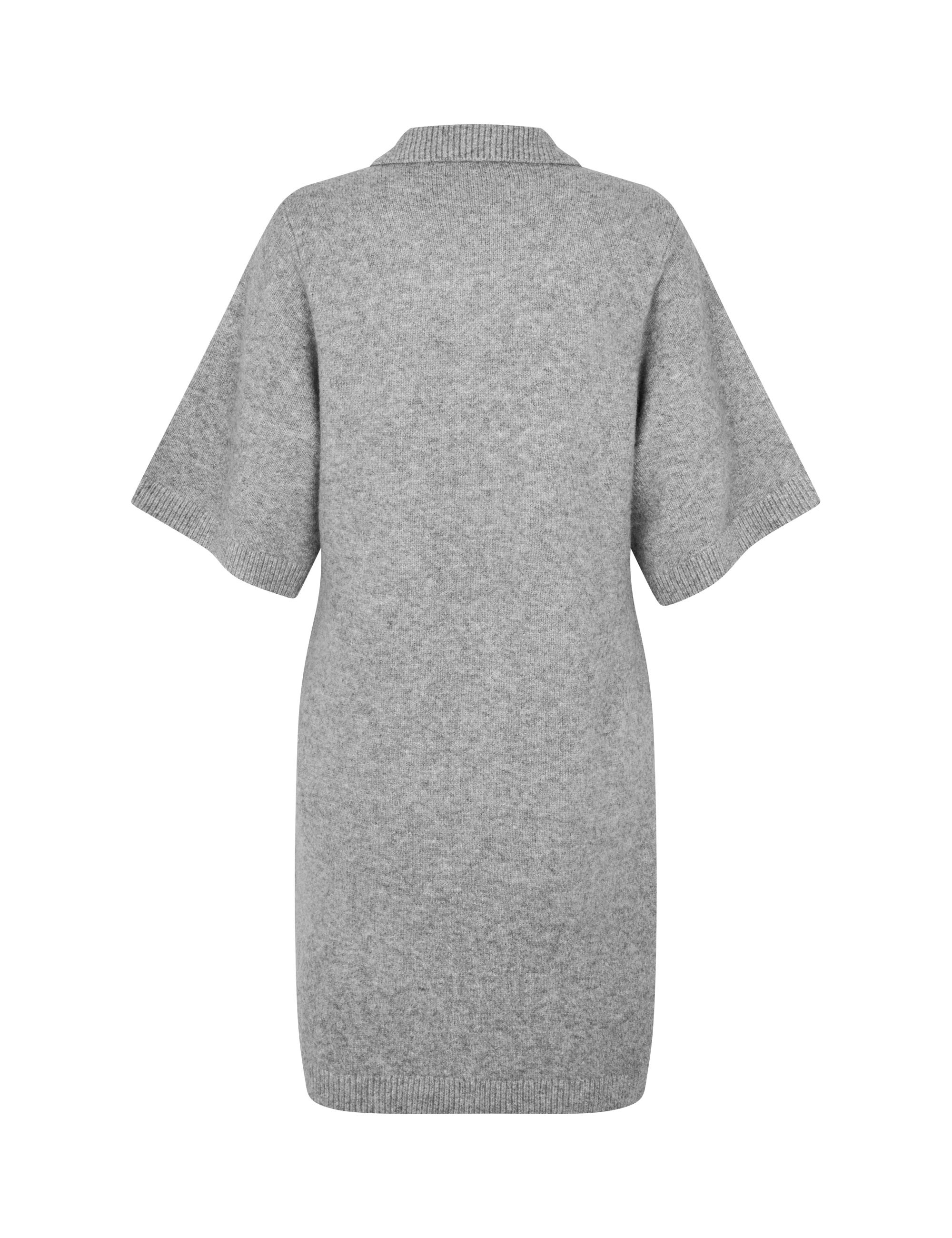 Biman-M Knit Dress - Medium Grey Melange - Image 5