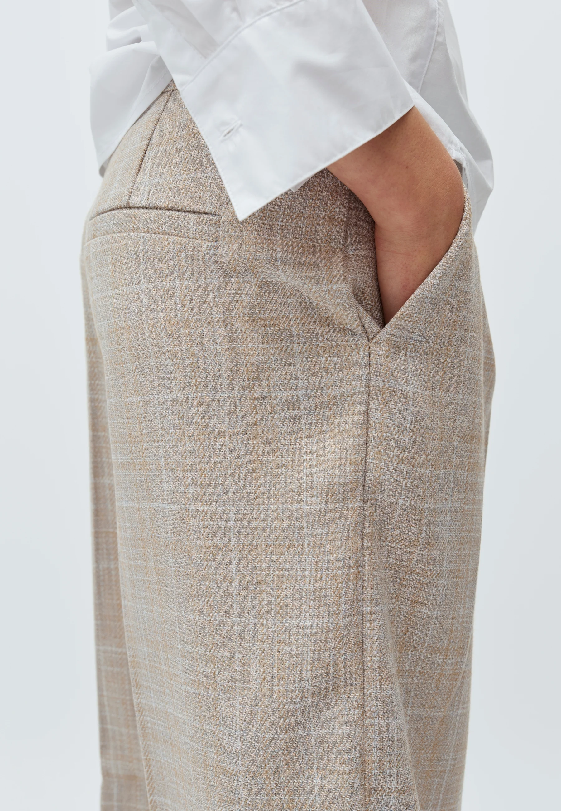 Brecan-M Shorts - Beige Check - Image 3
