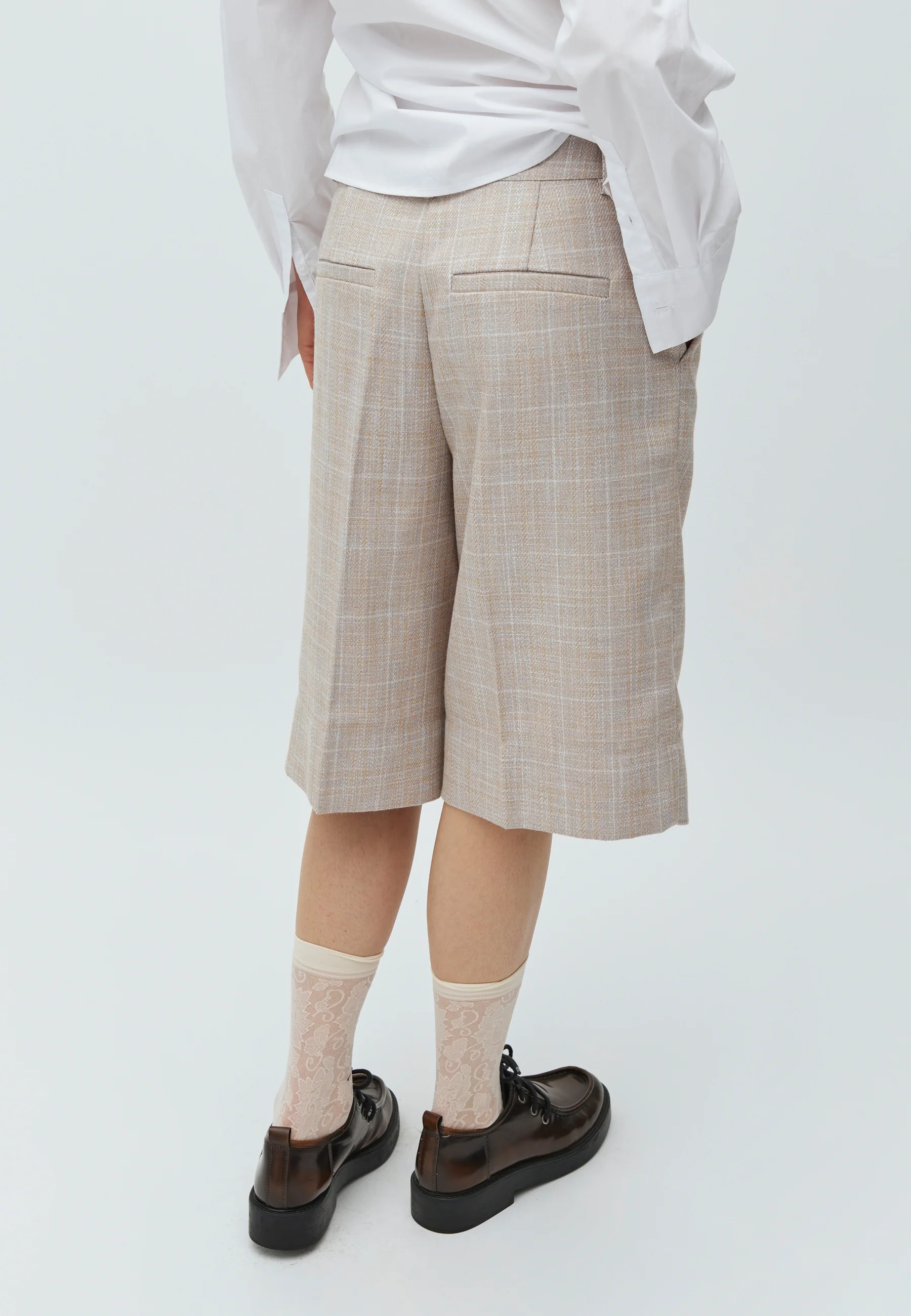 Brecan-M Shorts - Beige Check - Image 4