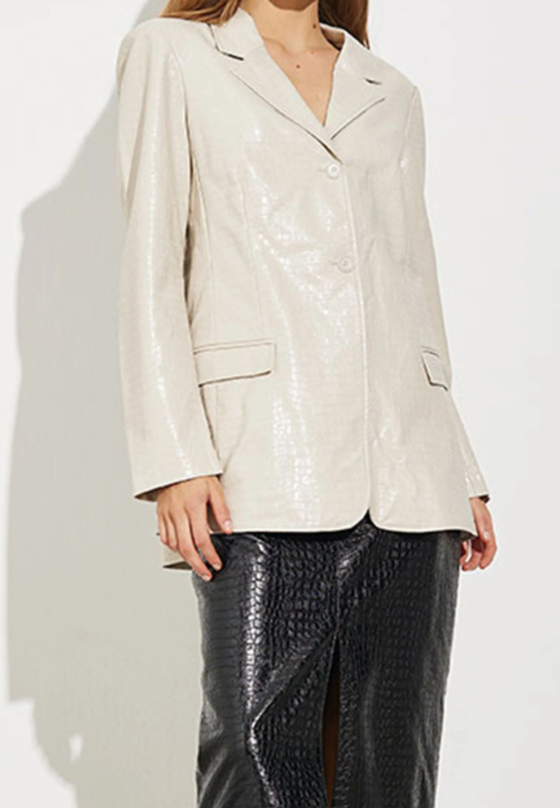 Brenallo-M Blazer - Oyster