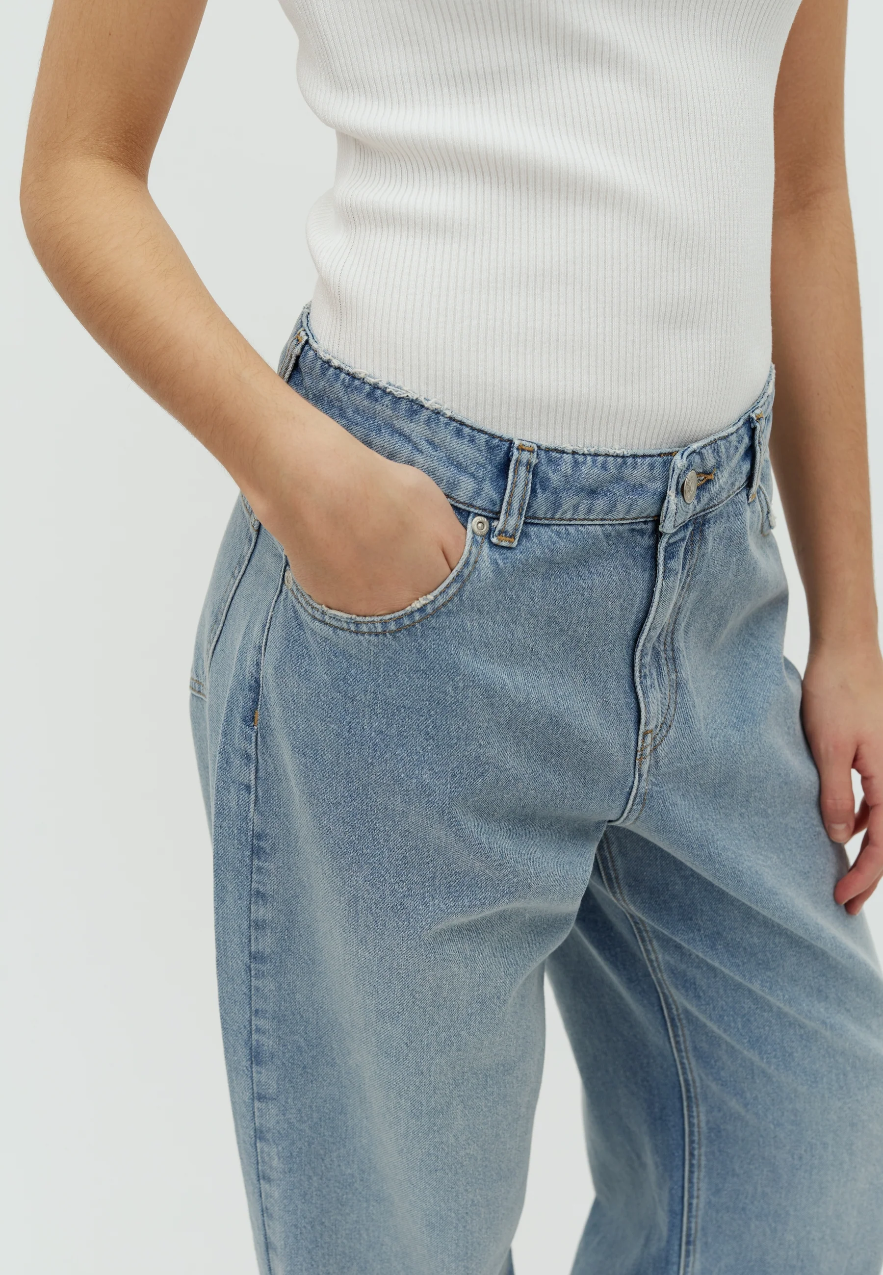 Cadian-M Jeans - Light Blue Brushing - Image 4