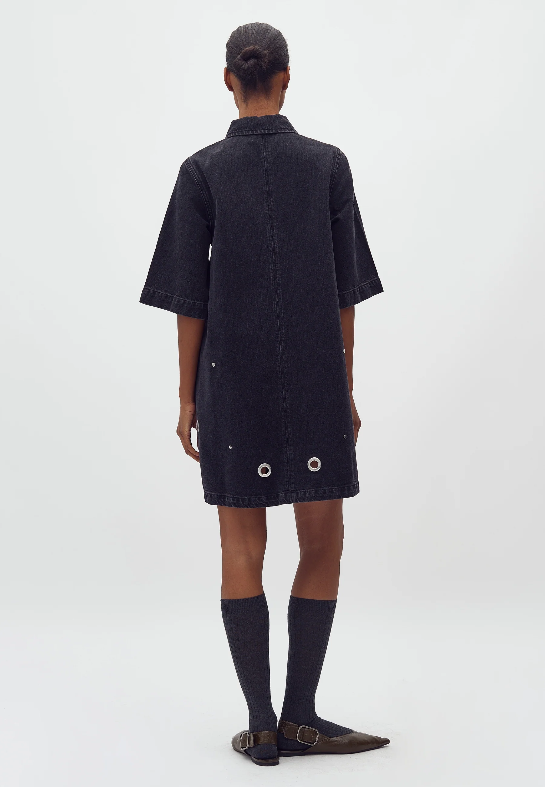 Calamya-M Dress - Black Midnight Wash - Image 4