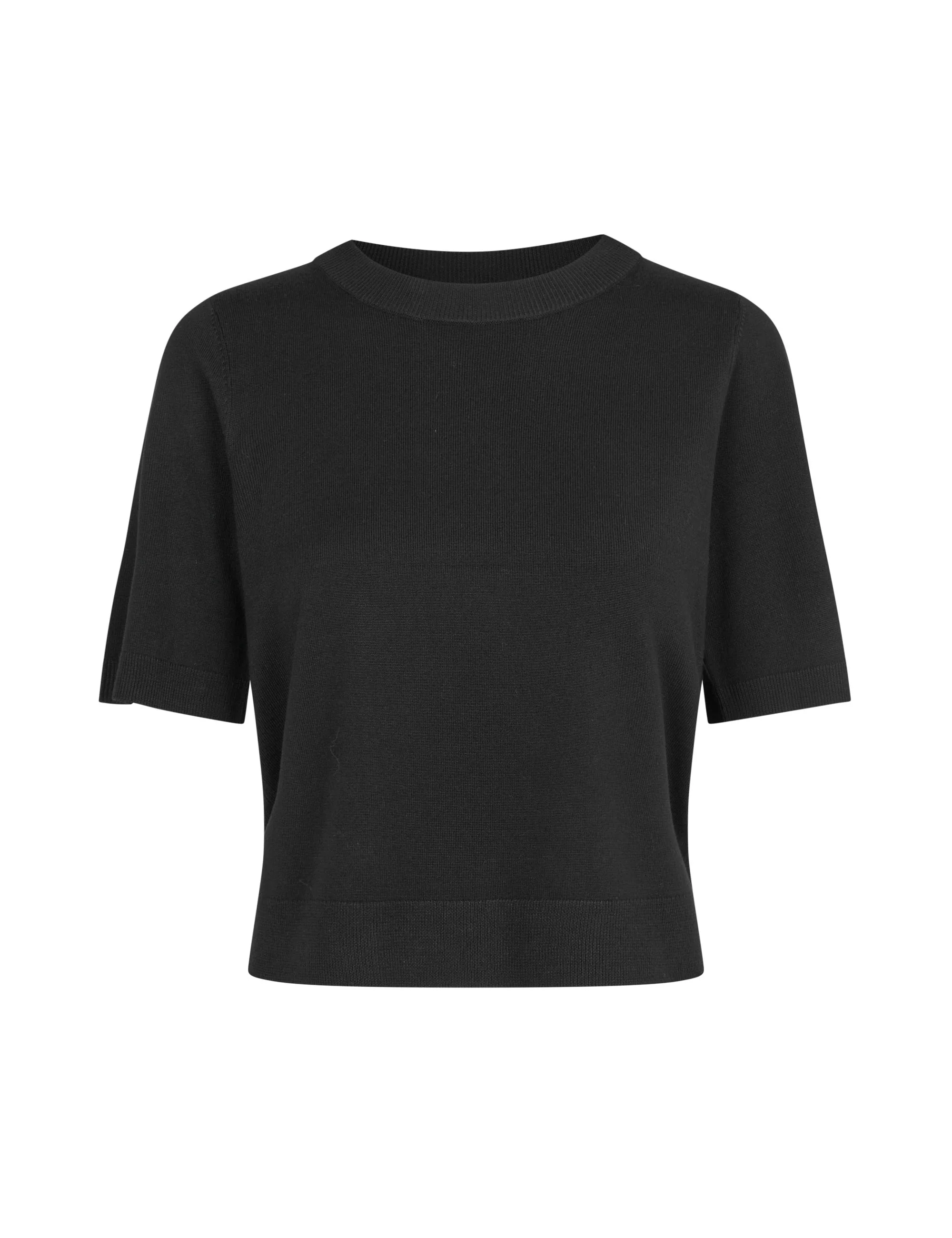 Carla-M Knit Blouse - Black