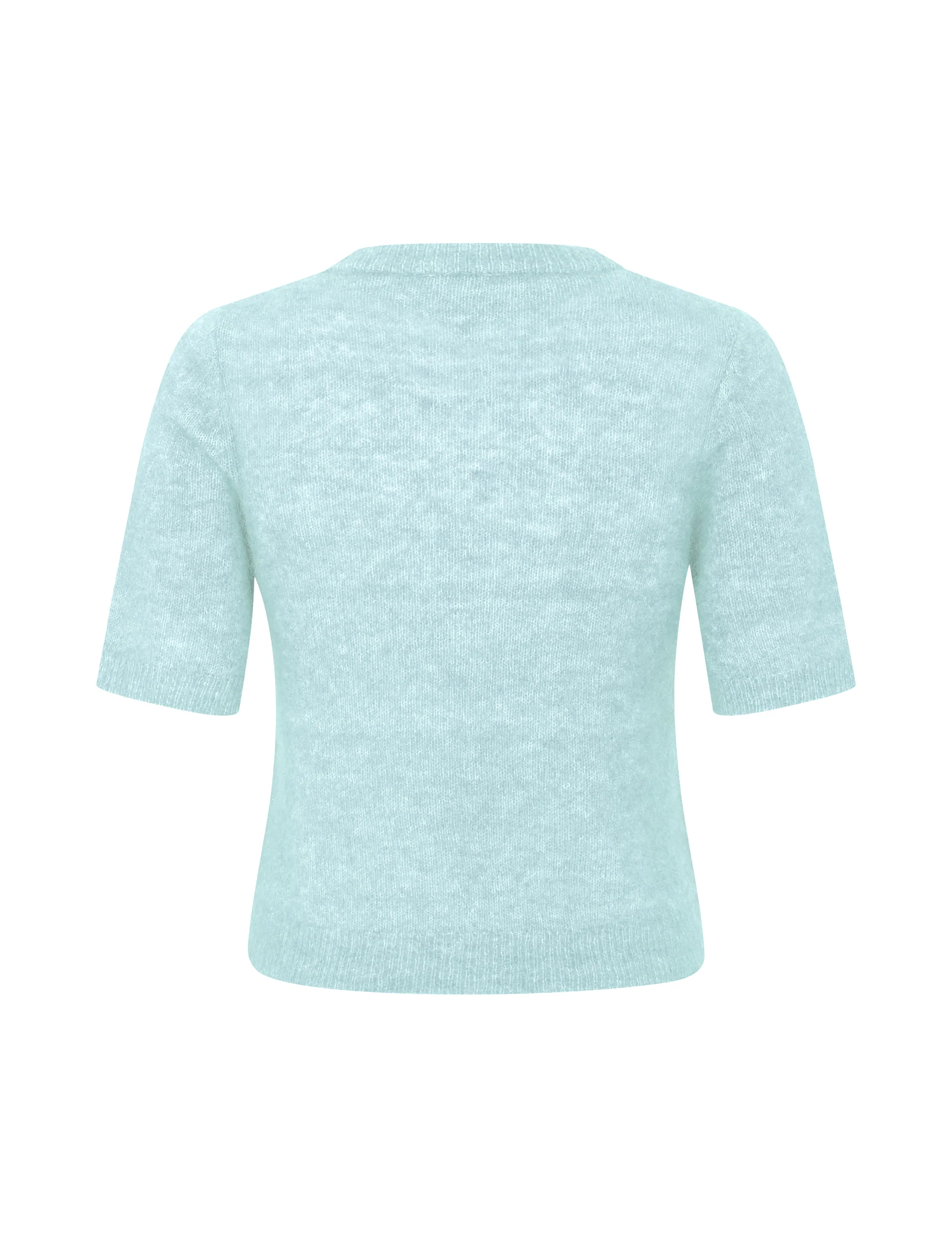 Carla-M Knit Sweater - Cool Blue - Image 2