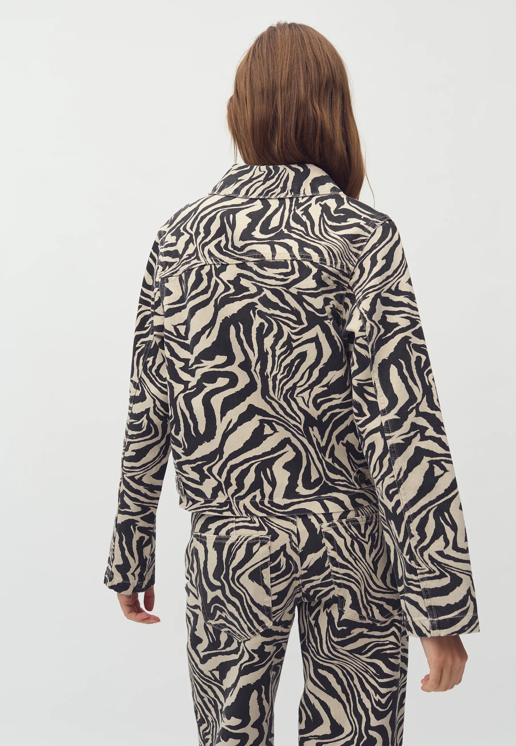 Cathalina-M Blazer Jacket - Zebriana Print - Image 2