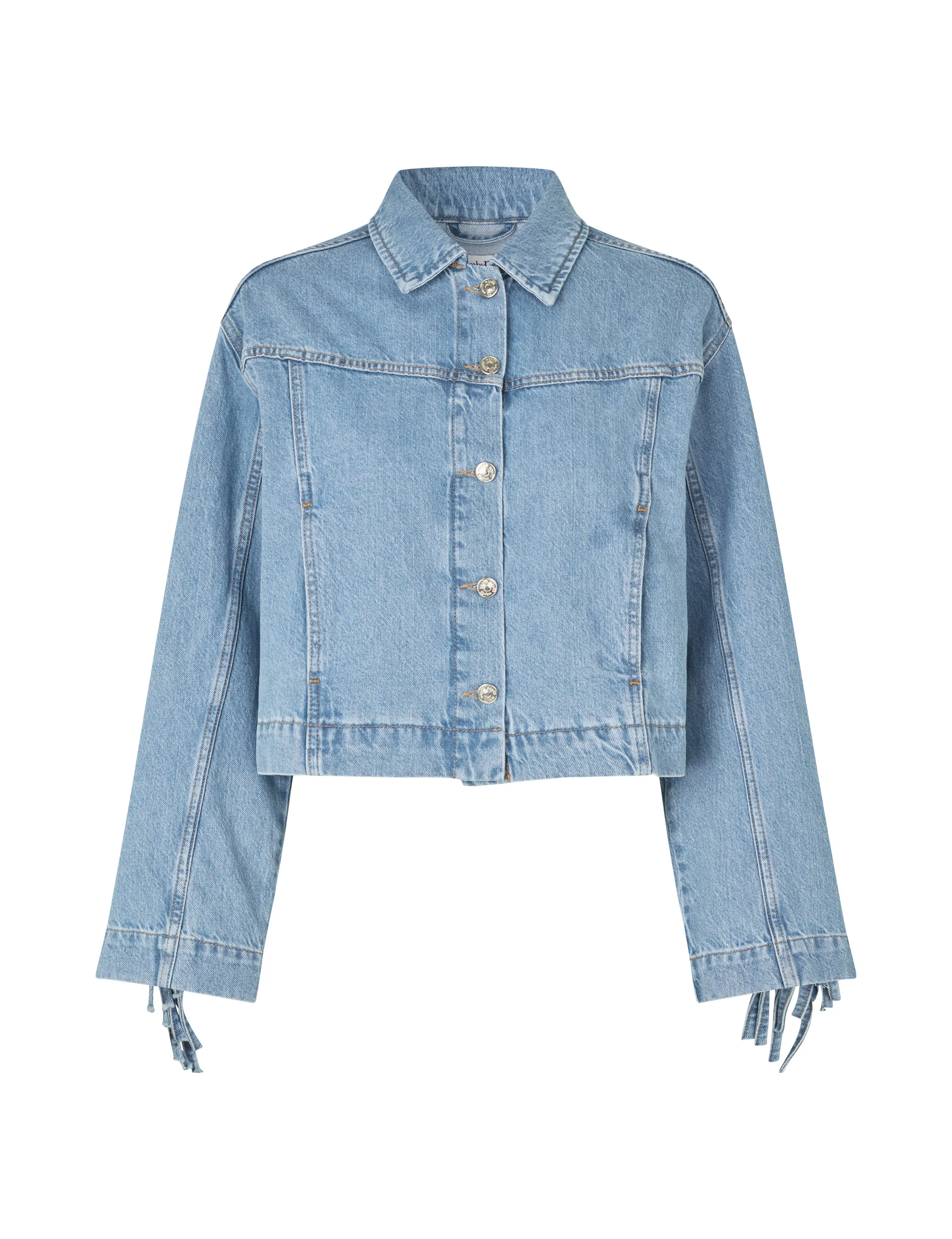 Catherina-M Denim Jacket - Light Blue Wash - Image 6