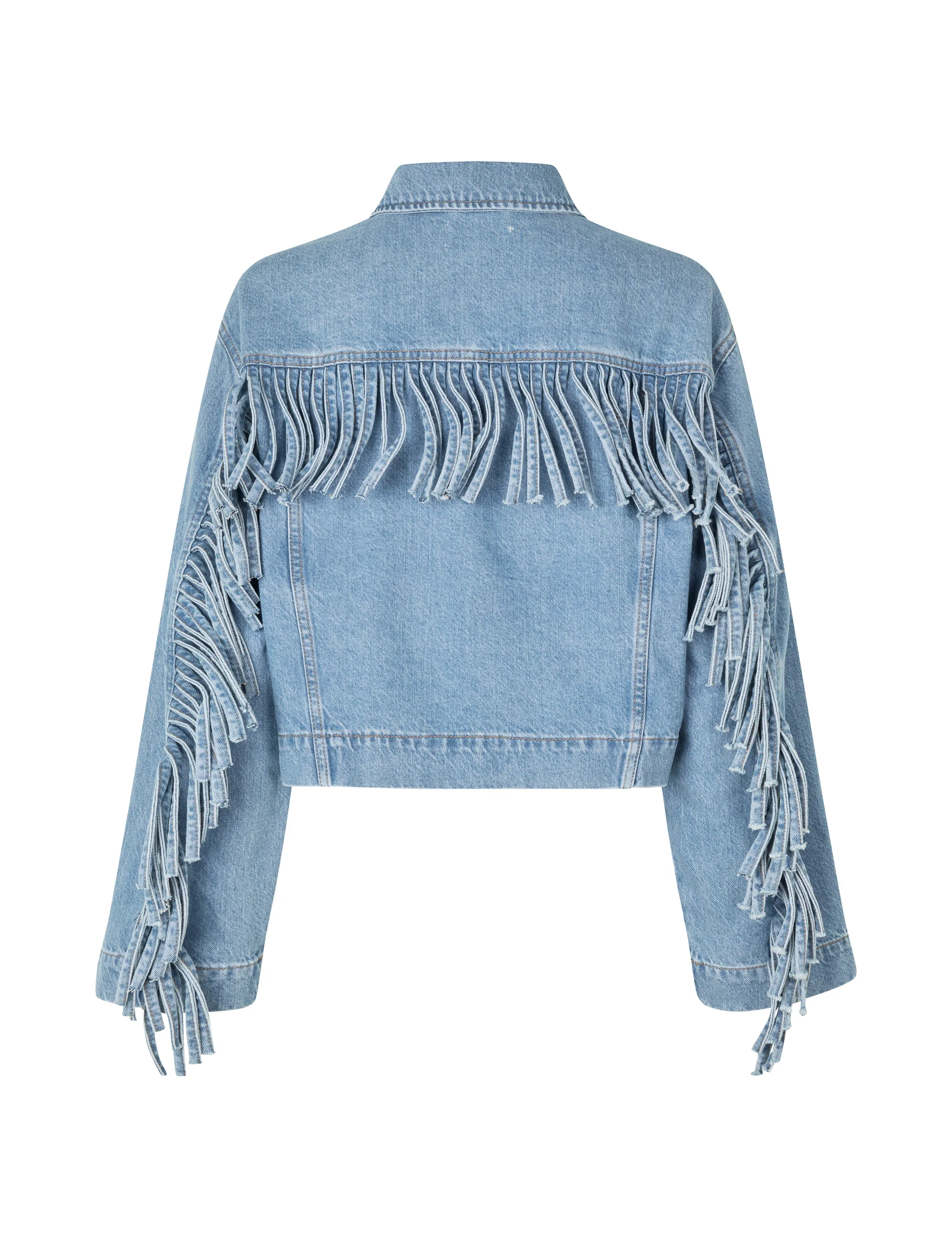 Catherina-M Denim Jacket - Light Blue Wash - Image 7