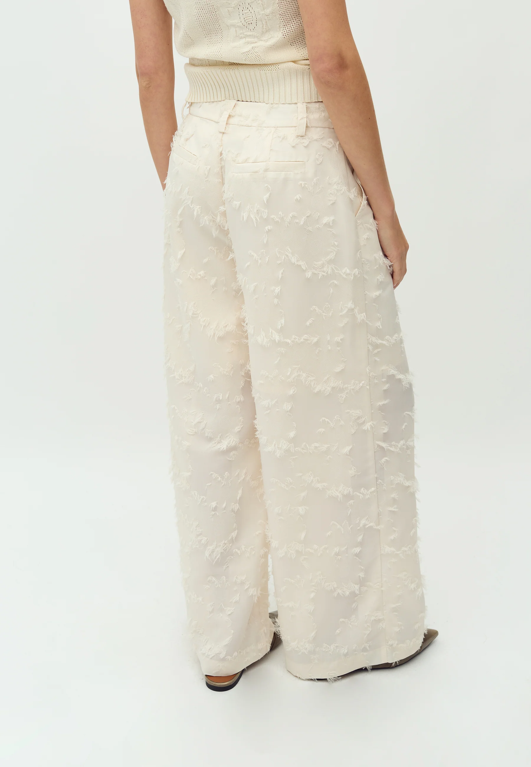Cavia Long-M Trousers - Sugar - Image 2