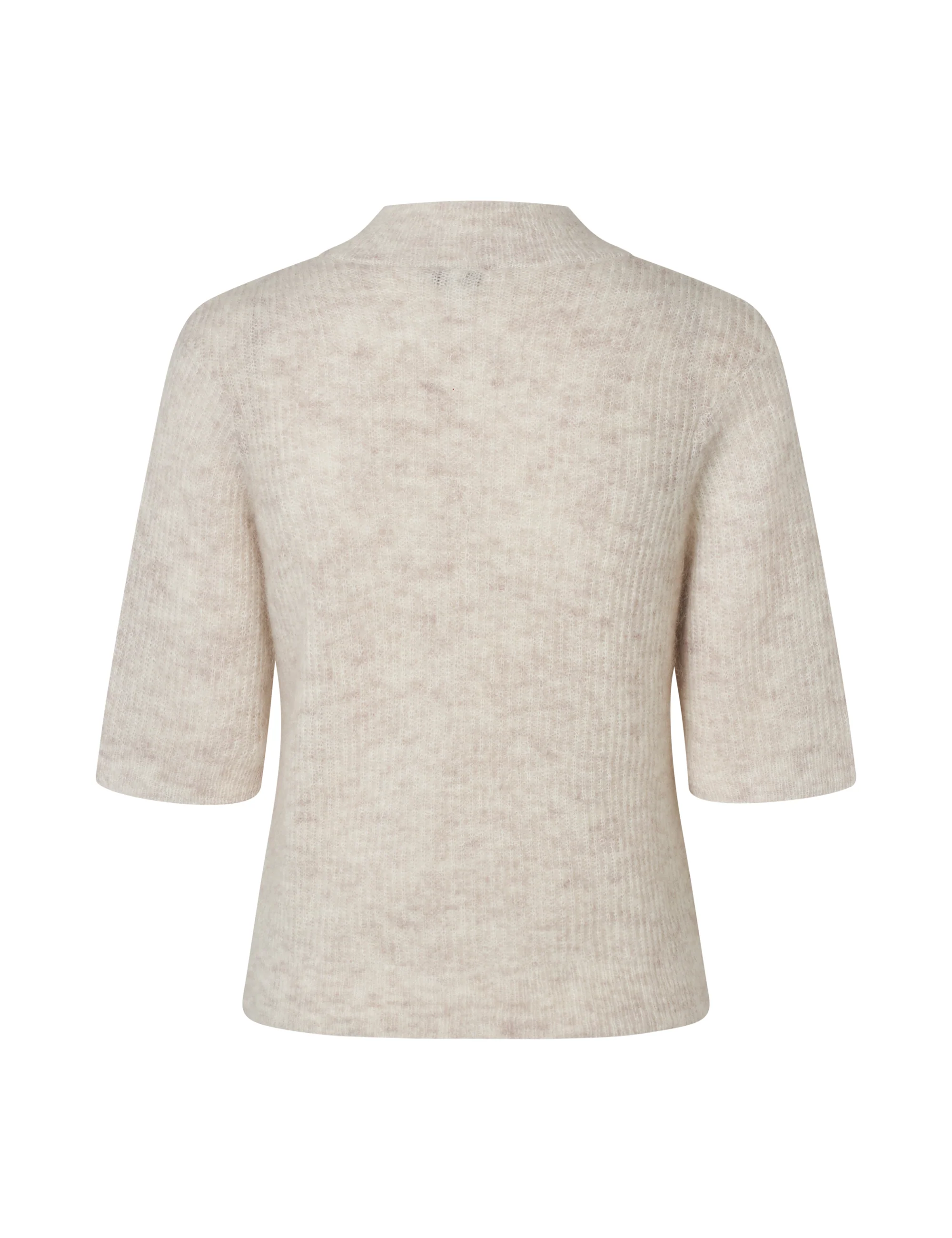 Clara Crew-M Sweater - Oat Melange - Image 6