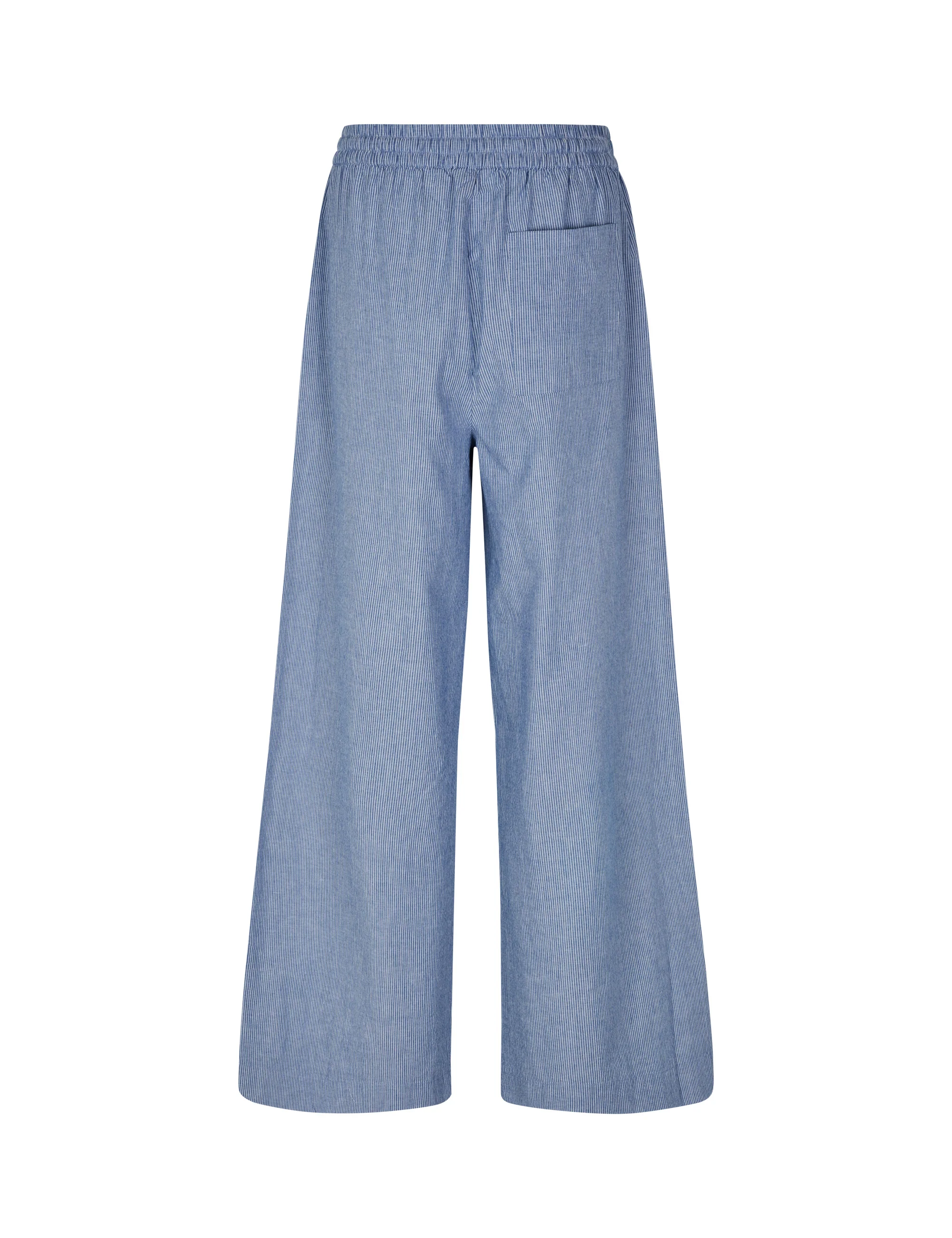 Clari-M Trousers - Blue White Stripe - Image 2