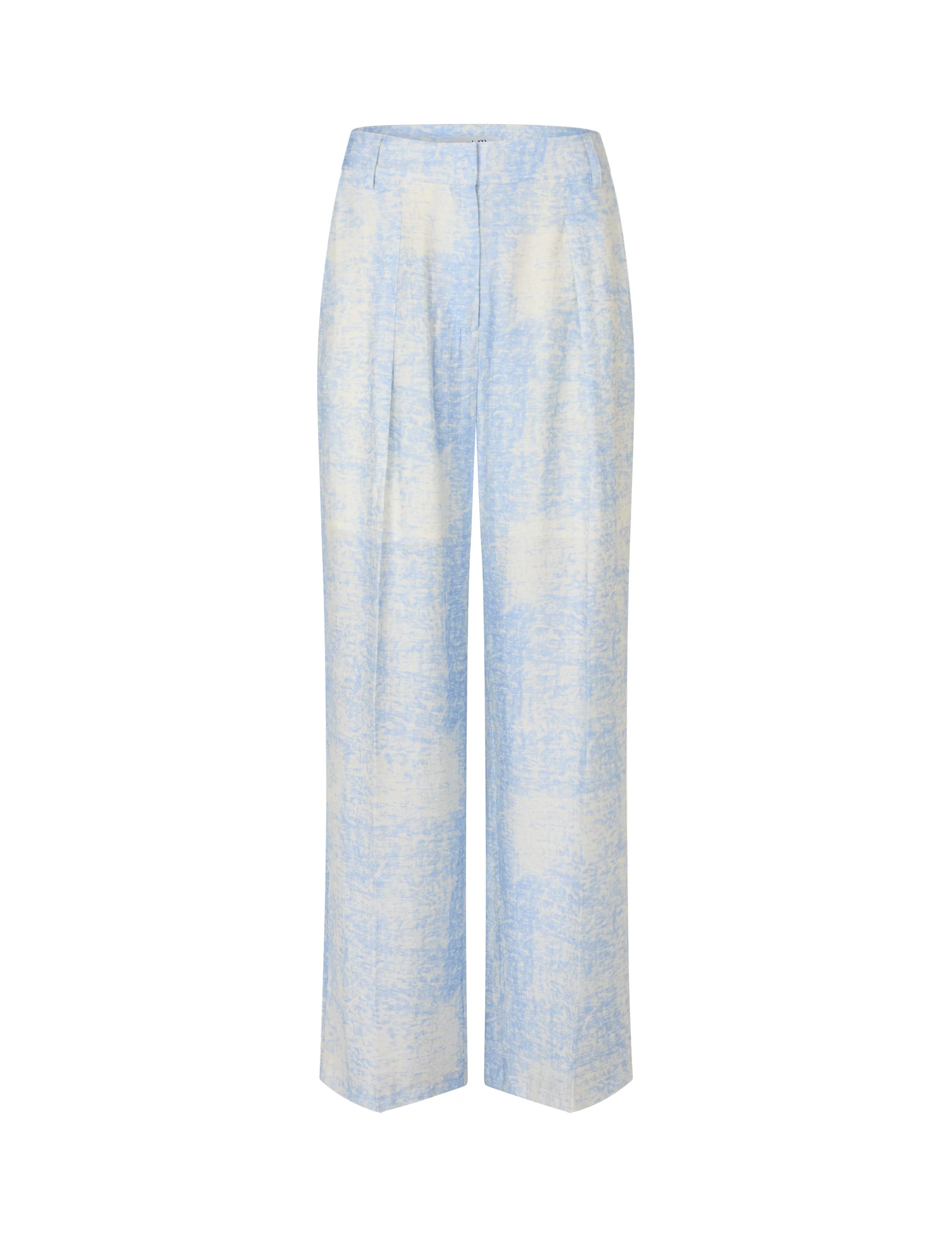 Cristiana Long-M Trousers - Blue Valana Print - Image 5