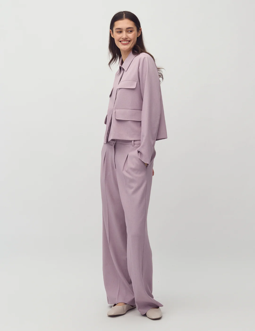 Cristiana Long-M Trousers - Orchid Bloom
