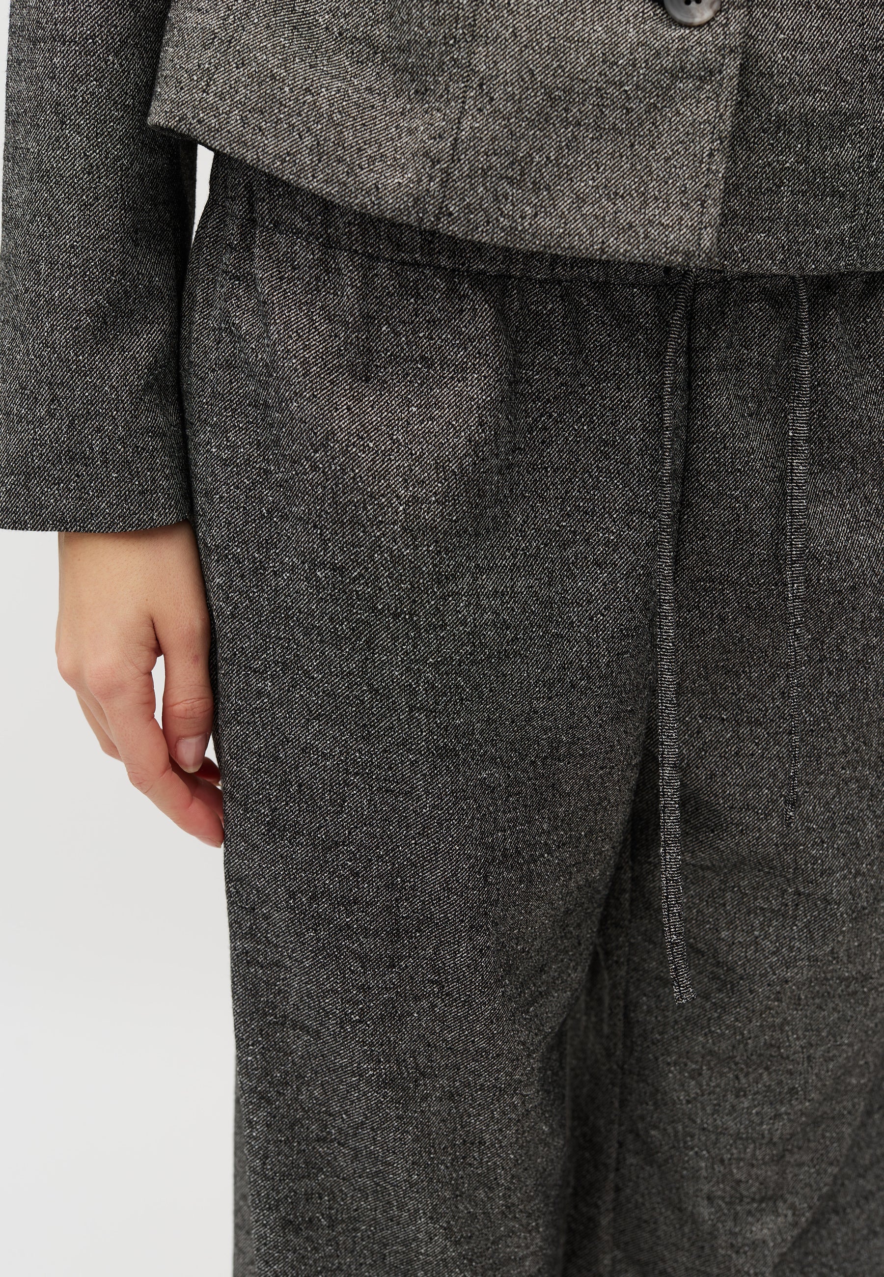 Cyril-M Trousers - Charcoal Melange - Image 3