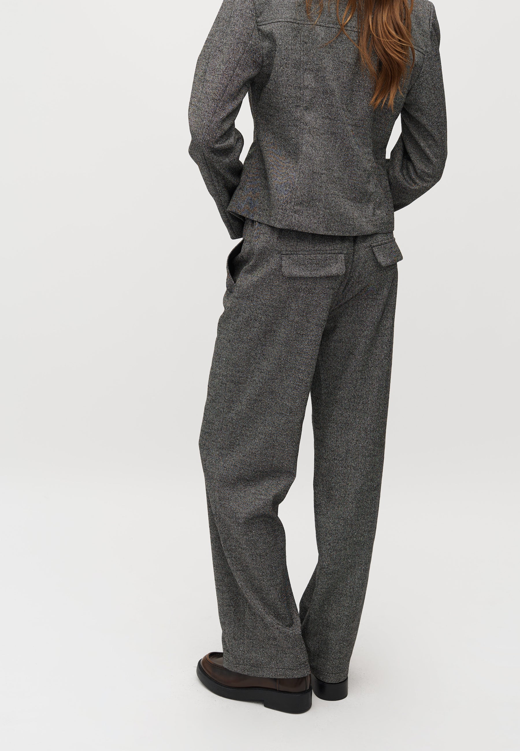 Cyril-M Trousers - Charcoal Melange - Image 5