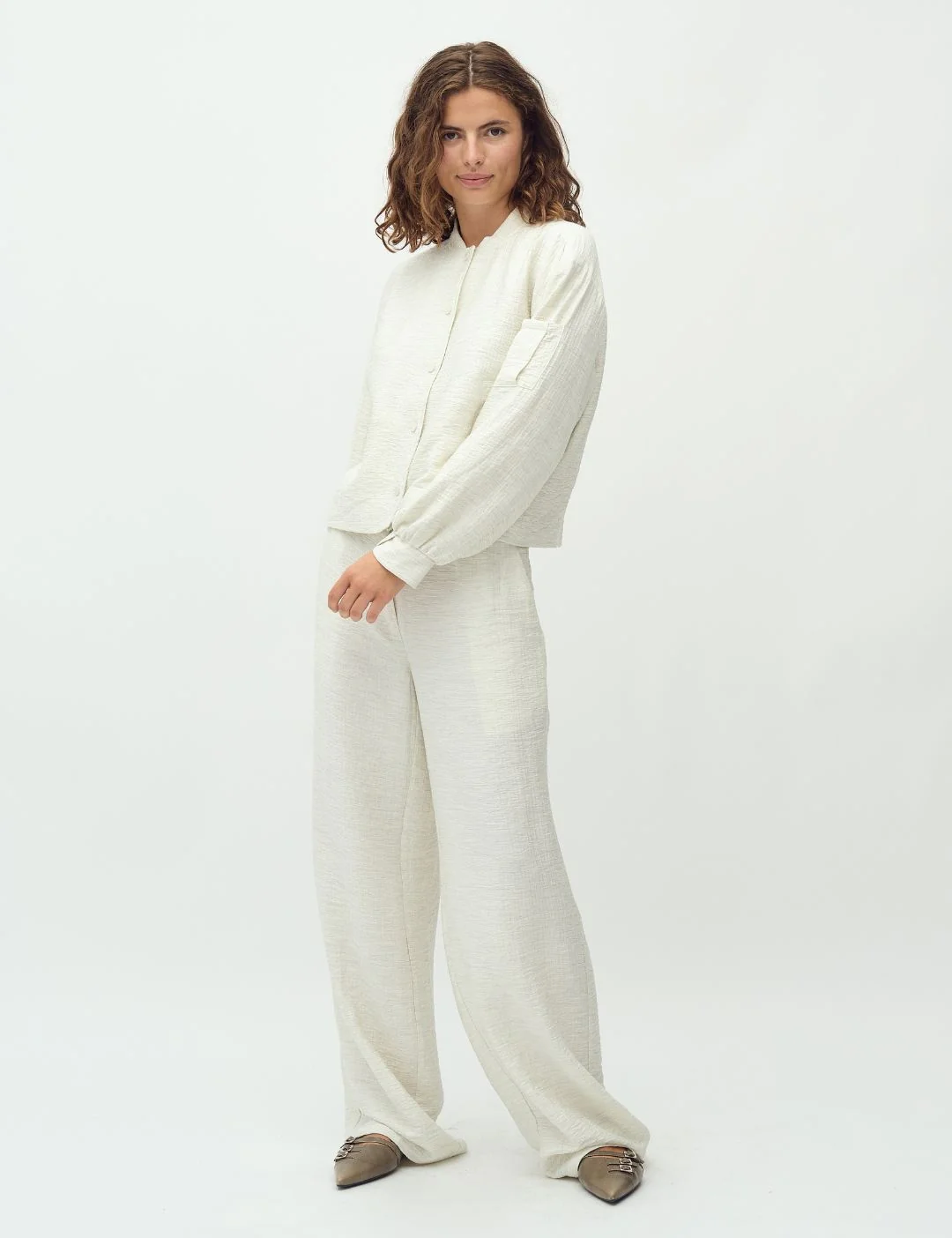 Dagma-M Trousers - Sugar Melange