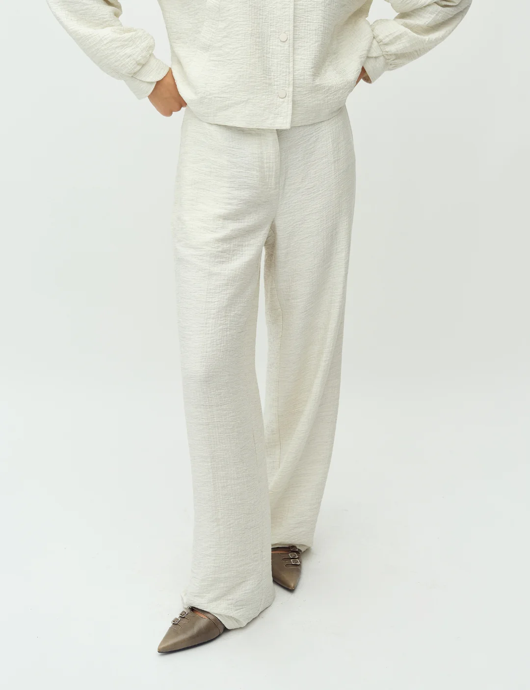 Dagma-M Trousers - Sugar Melange - Image 2