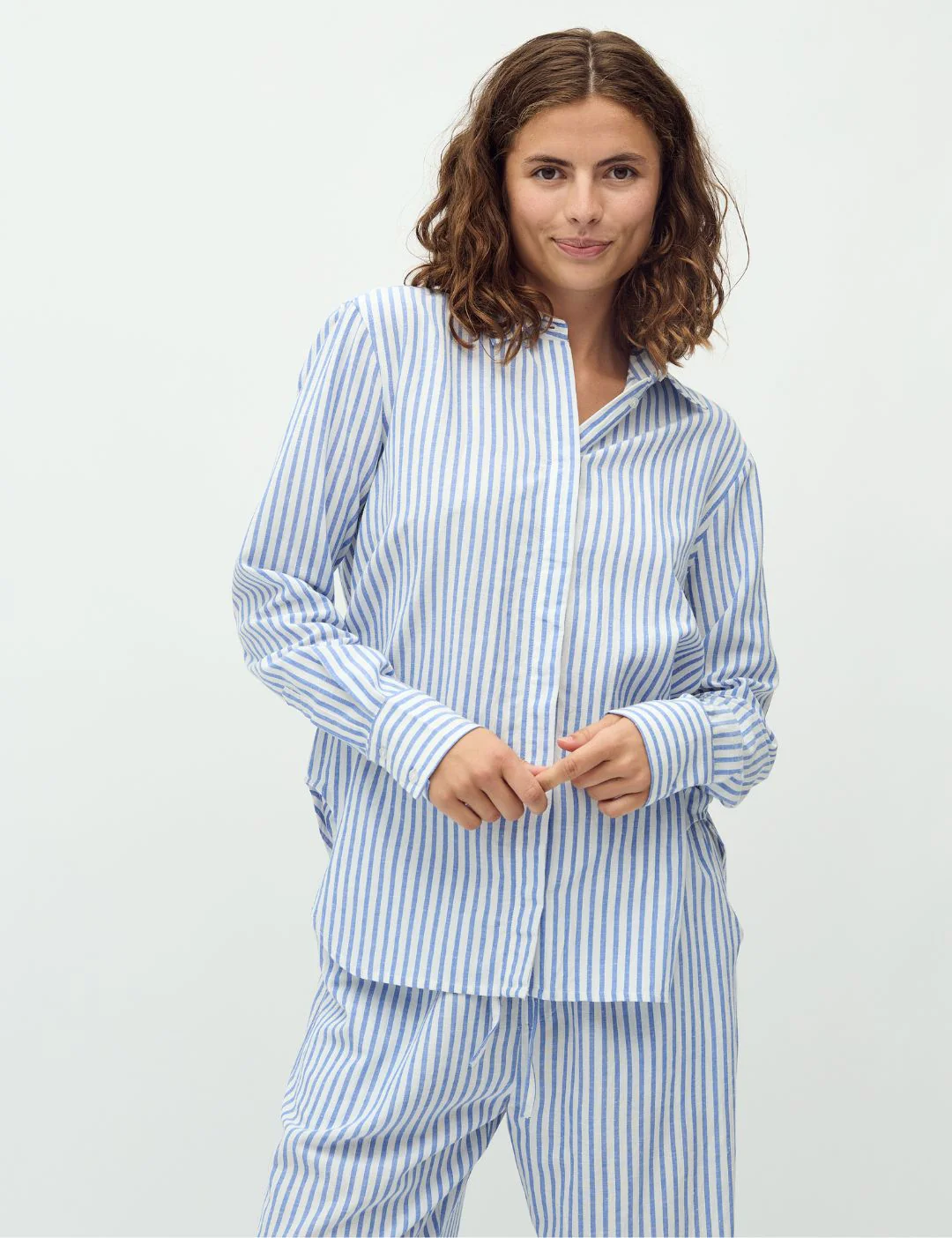 Dalinna-M Shirt - Ultramarine Stripe