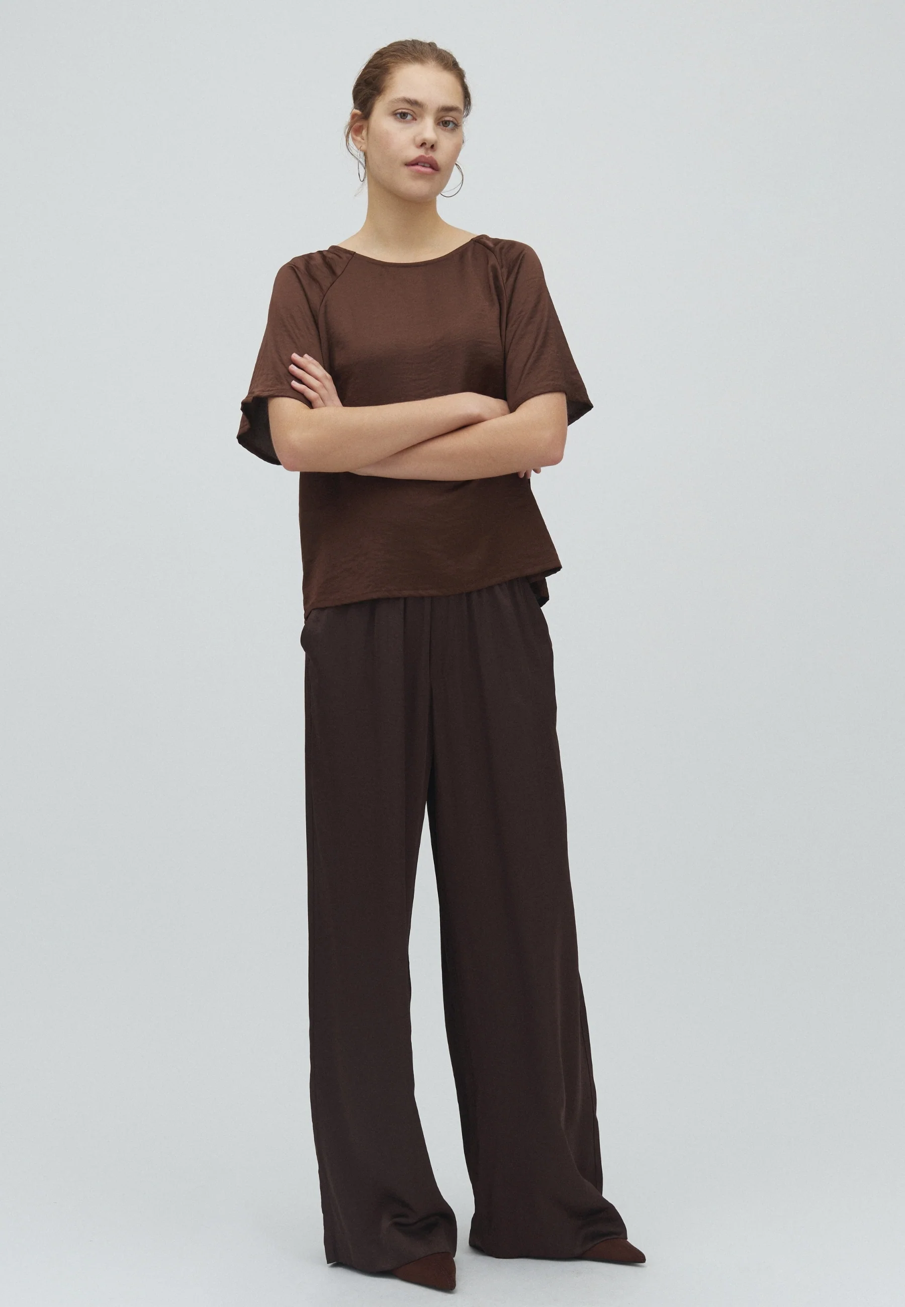 Damik-M Blouse - Chocolate Brown - Image 3