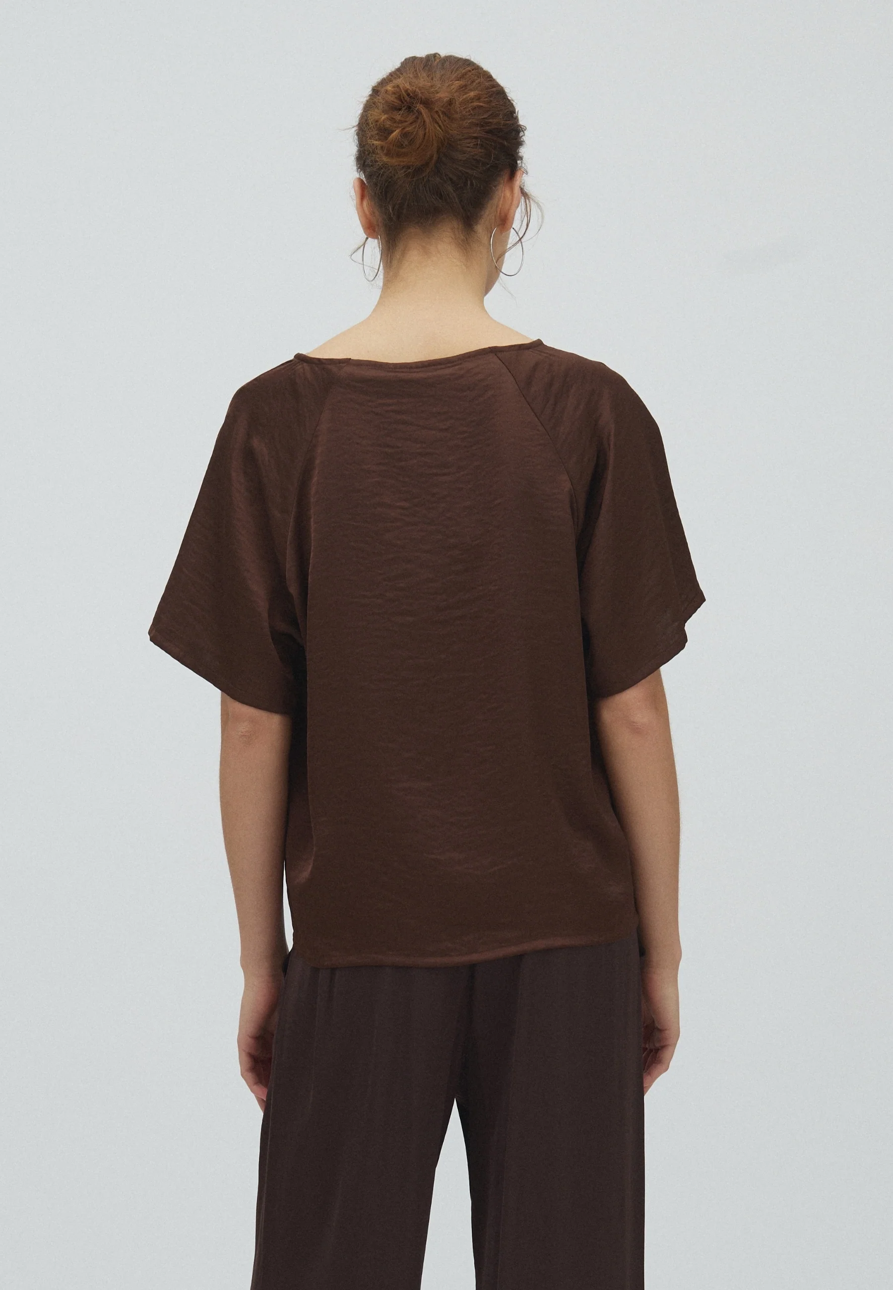 Damik-M Blouse - Chocolate Brown - Image 4