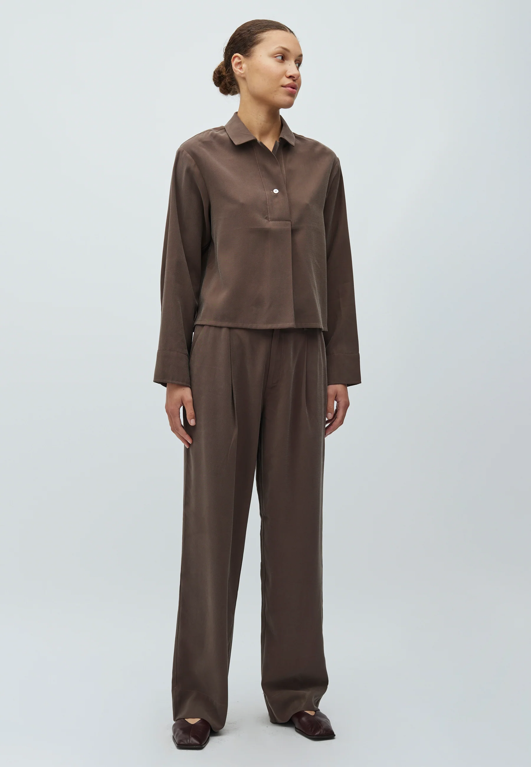 Daniello-M Pants - Chocolate Brown