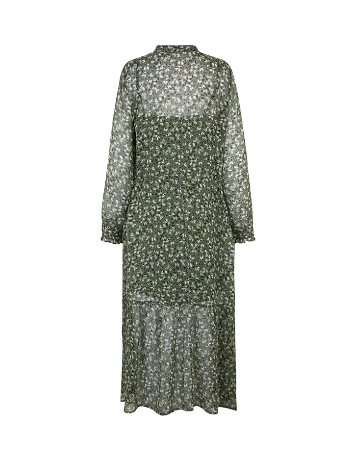 Diaz-M Dress - Lisha Print Bronze Green - Image 2