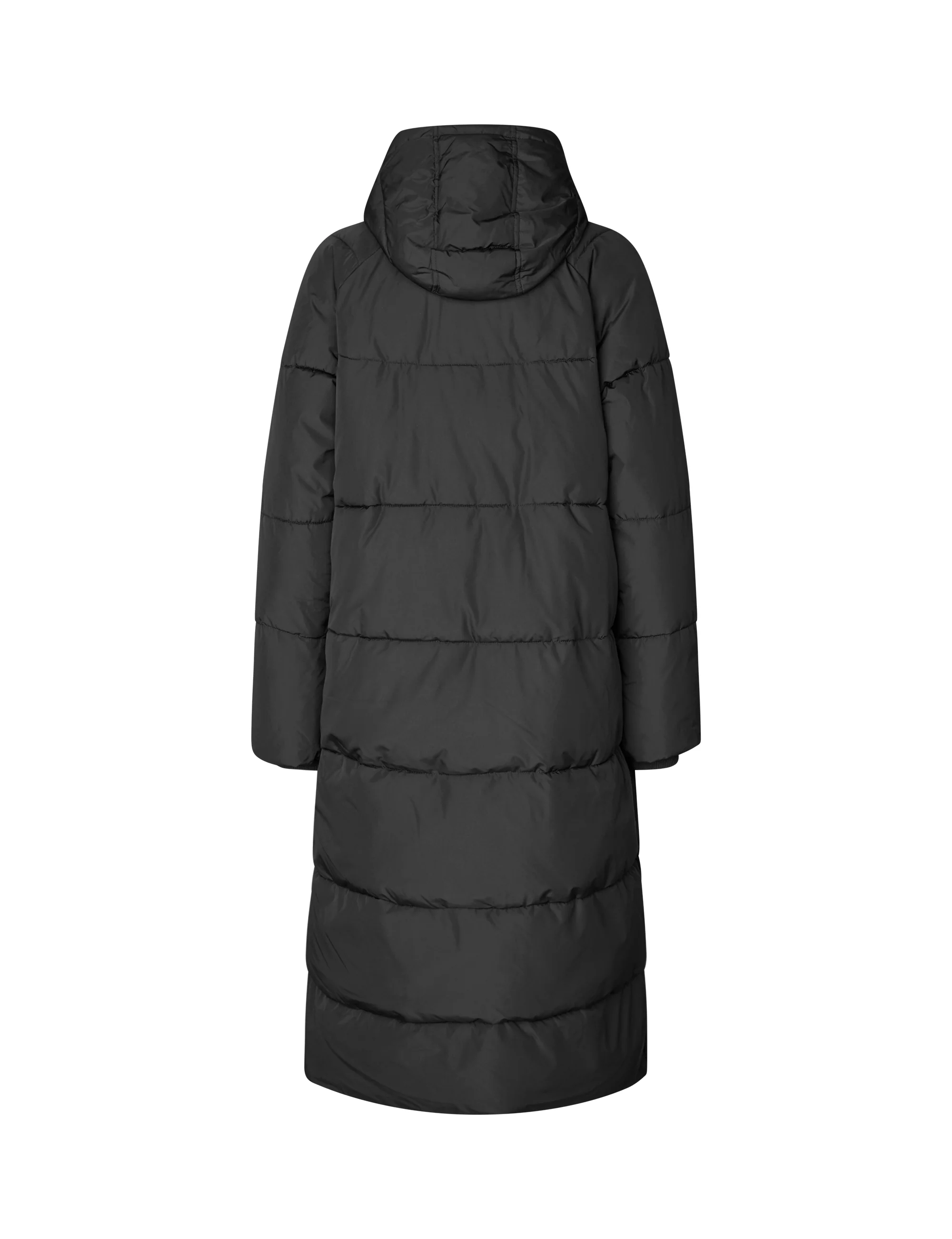 Ela Slit Puffer Jacket - Black - Image 7