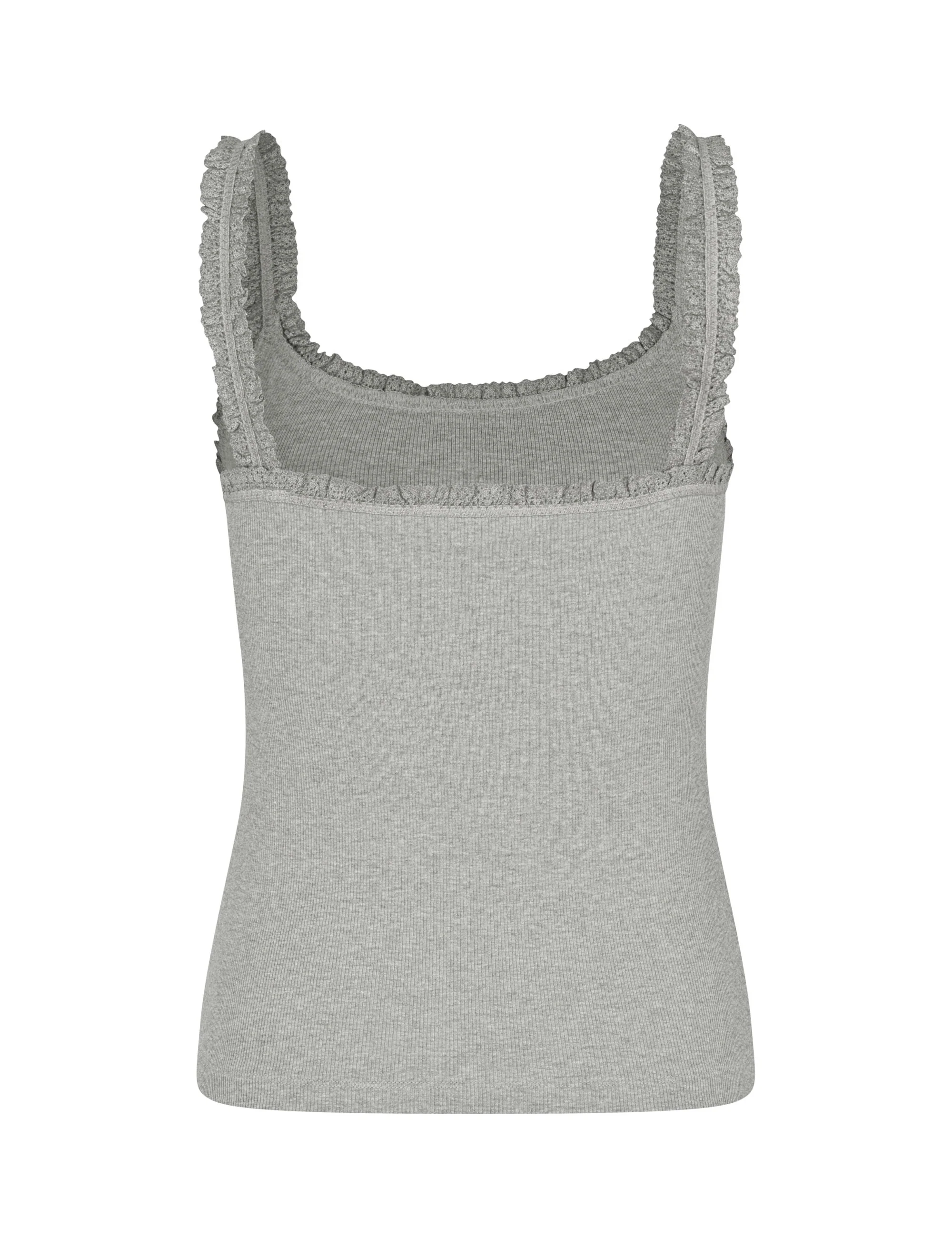 Elinea-M Top - Grey Melange - Image 2