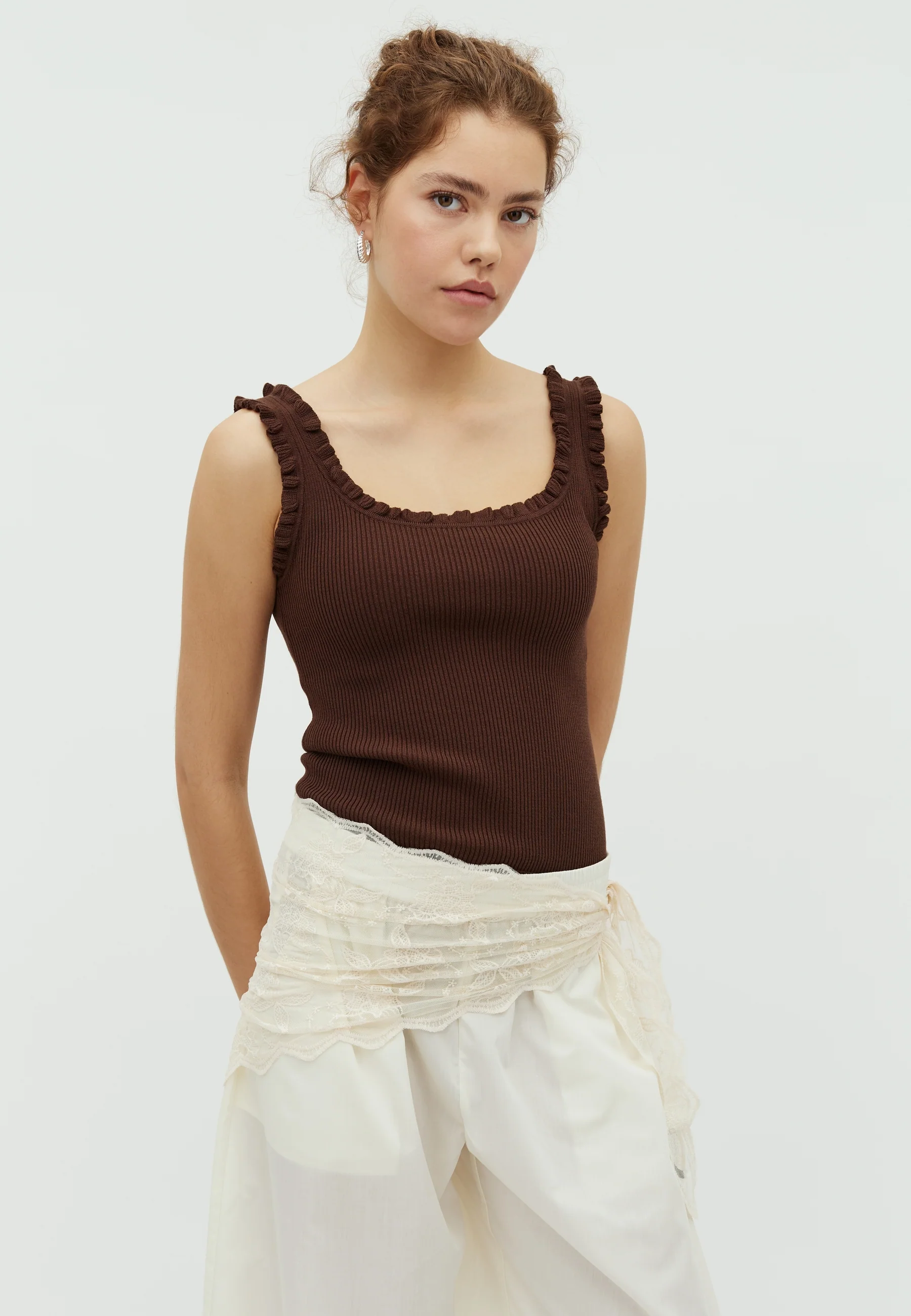Elinne-M Top - Chocolate Brown