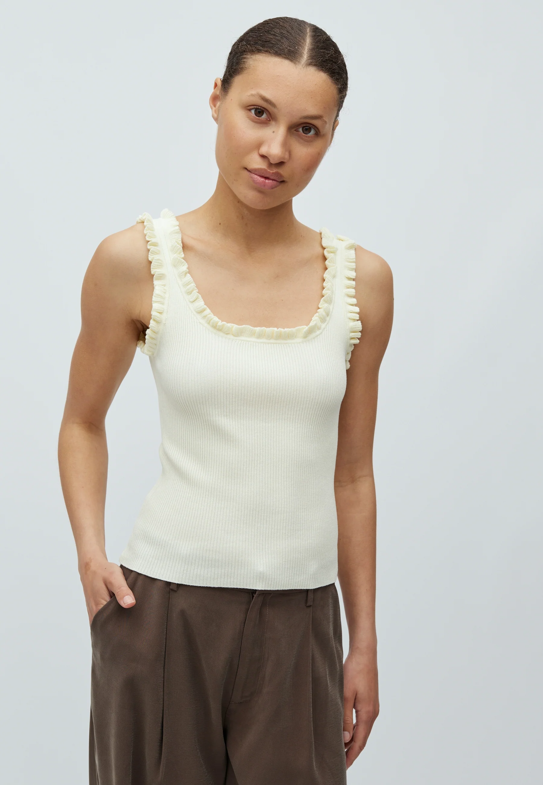 Elinne-M Top - Ivory Yellow