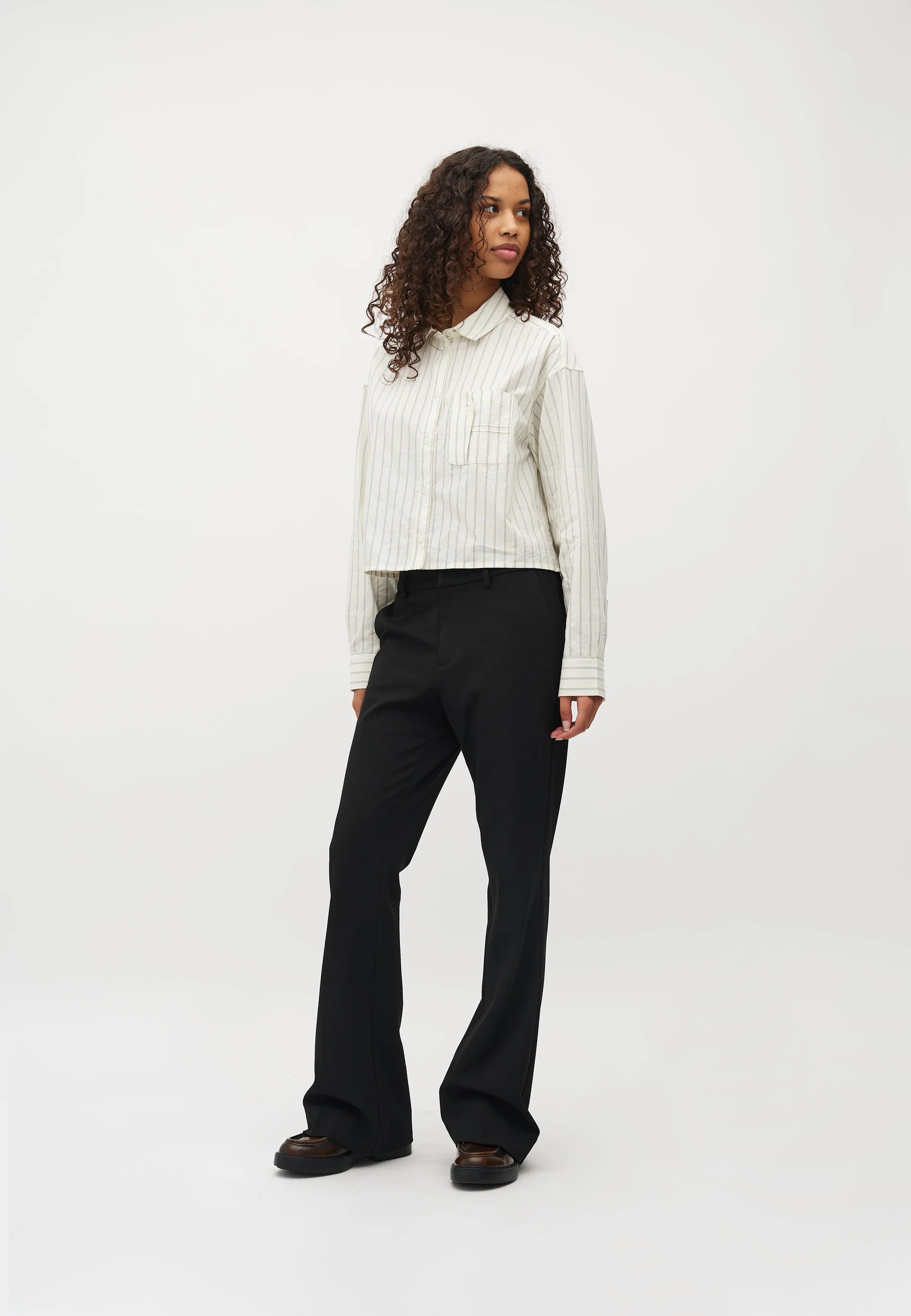 Emmelia-M Shirt - Maliva Placid Blue Stripe - Image 4