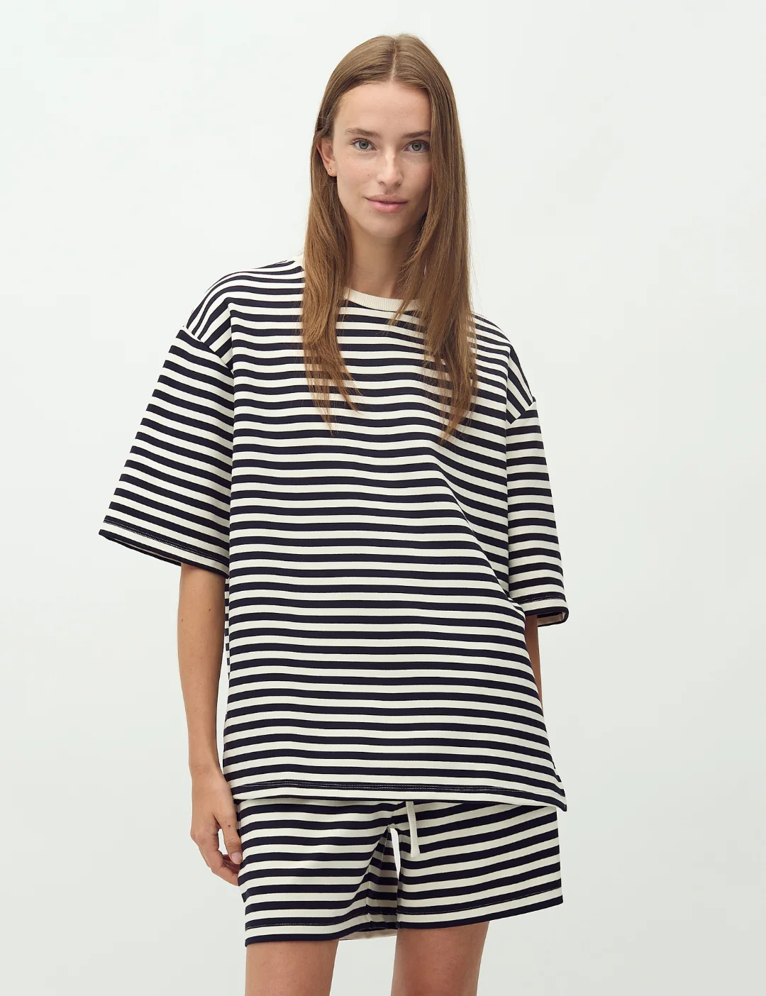 Emrylis-M T-shirt - Night Sky Sugar Stripe