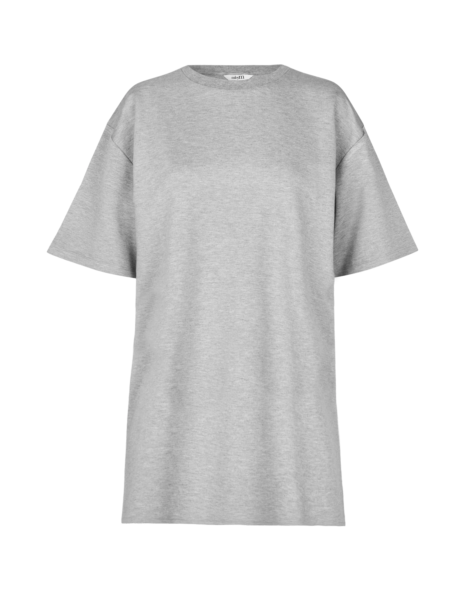 Emrys Long-M Dress - Light Grey Melange