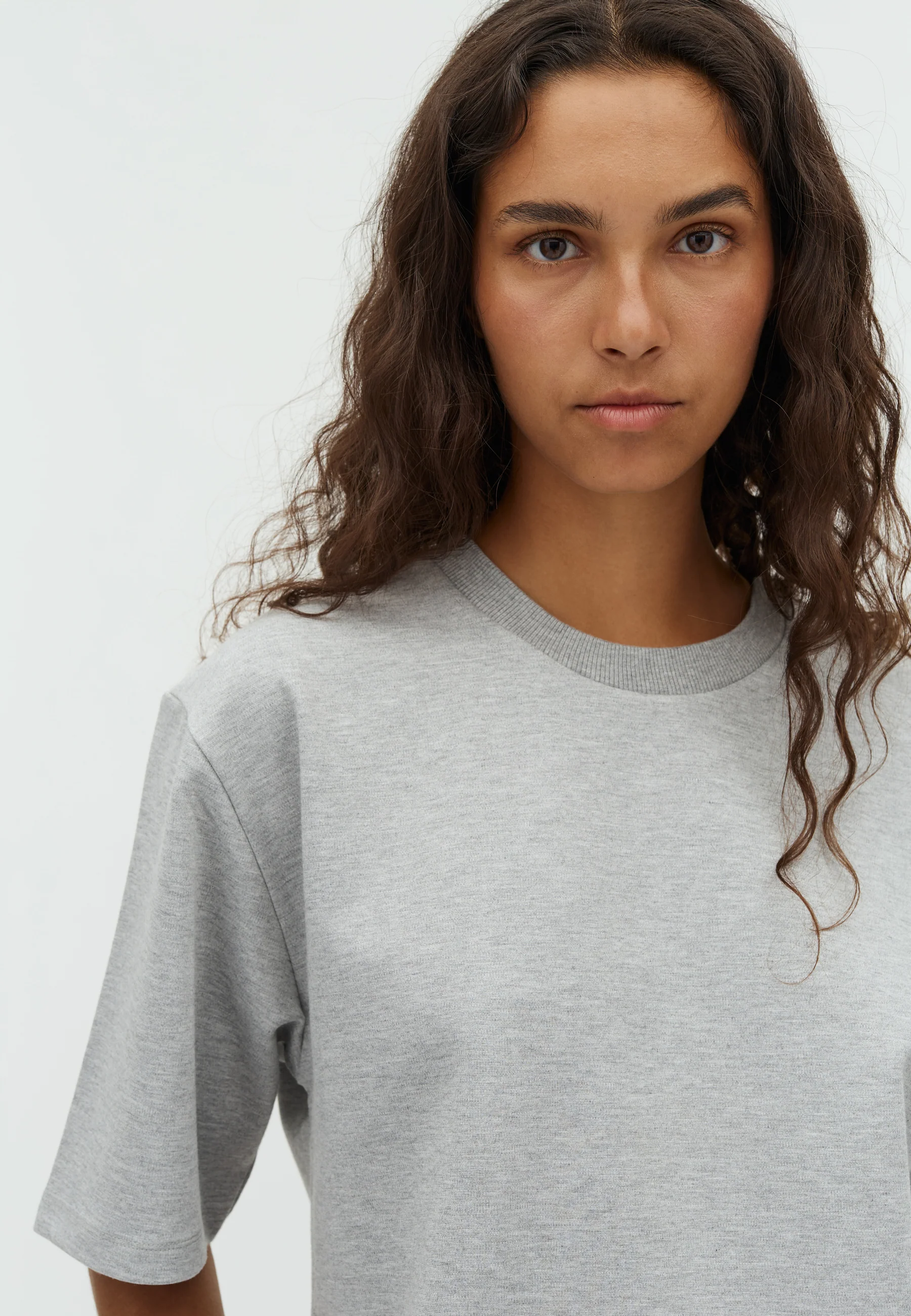 Emrys-M T-shirt - Light Grey Melange - Image 2
